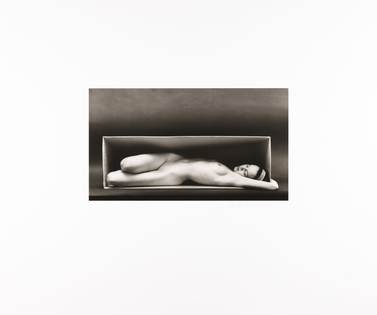 Ruth Bernhard, In the Box - Horizontal, 1962