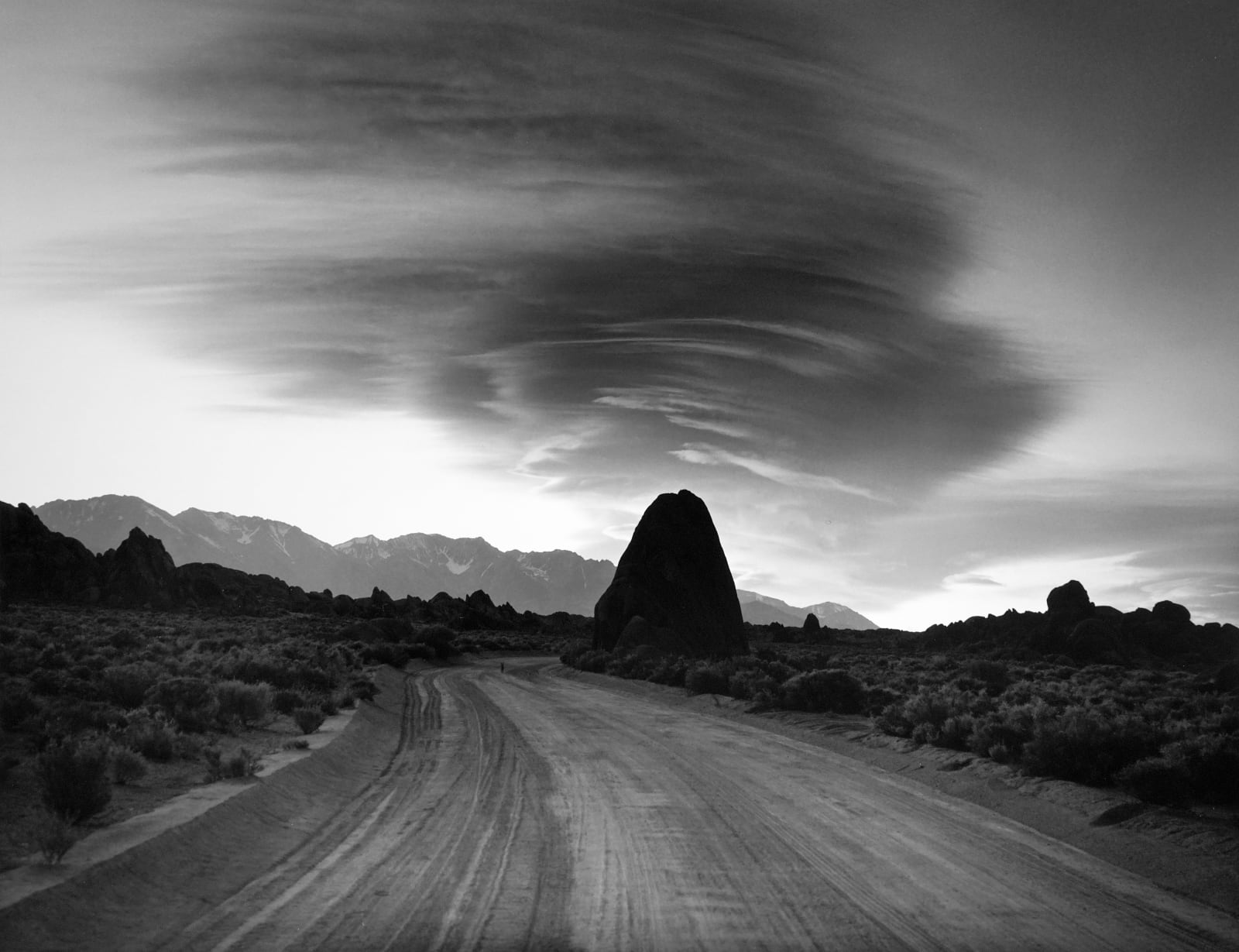 Alan Ross, Triangle Rock, Evening Clouds, Alabama Hills, California, 1984
