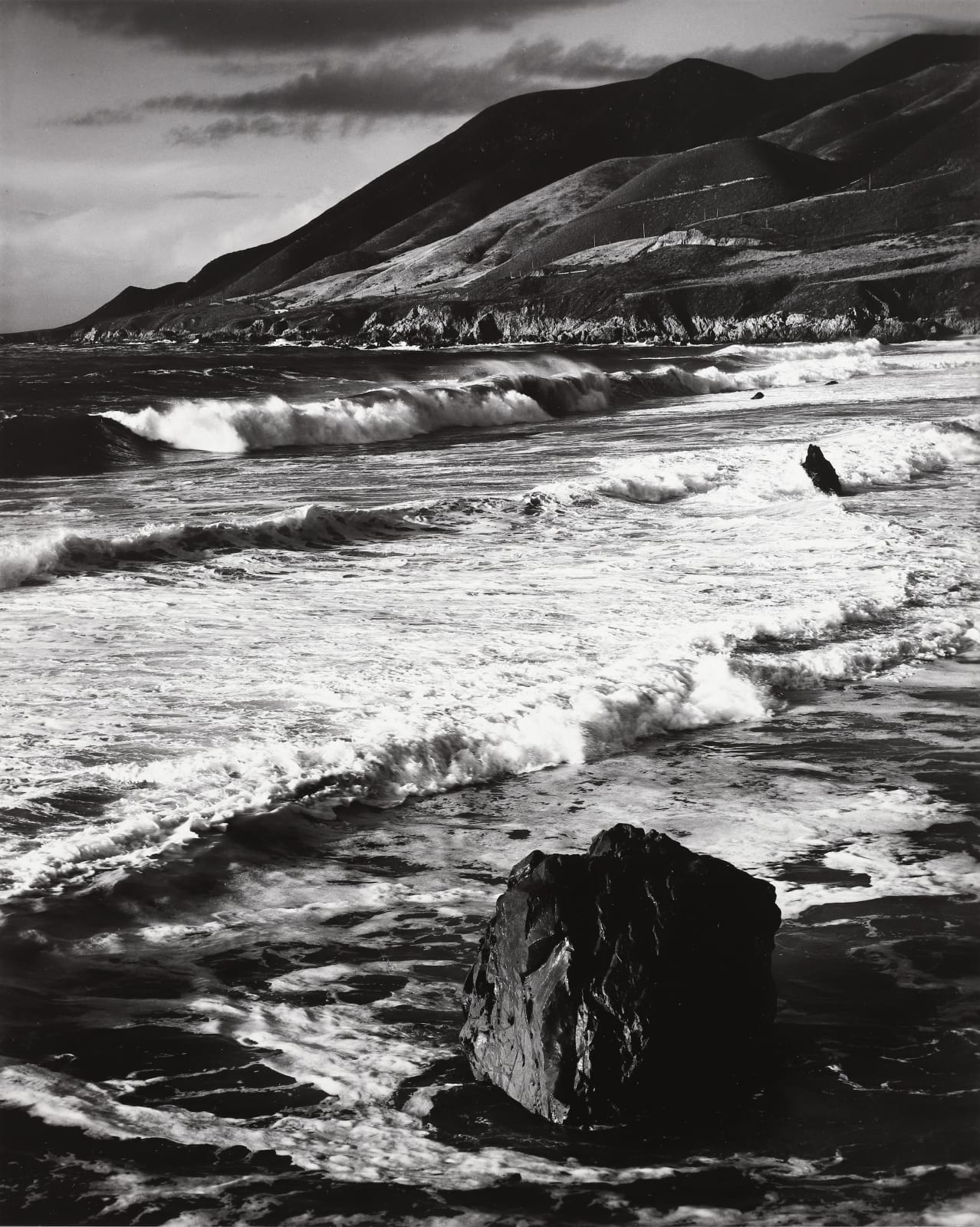 Morley Baer, Winter Surf, Garrapata, 1966