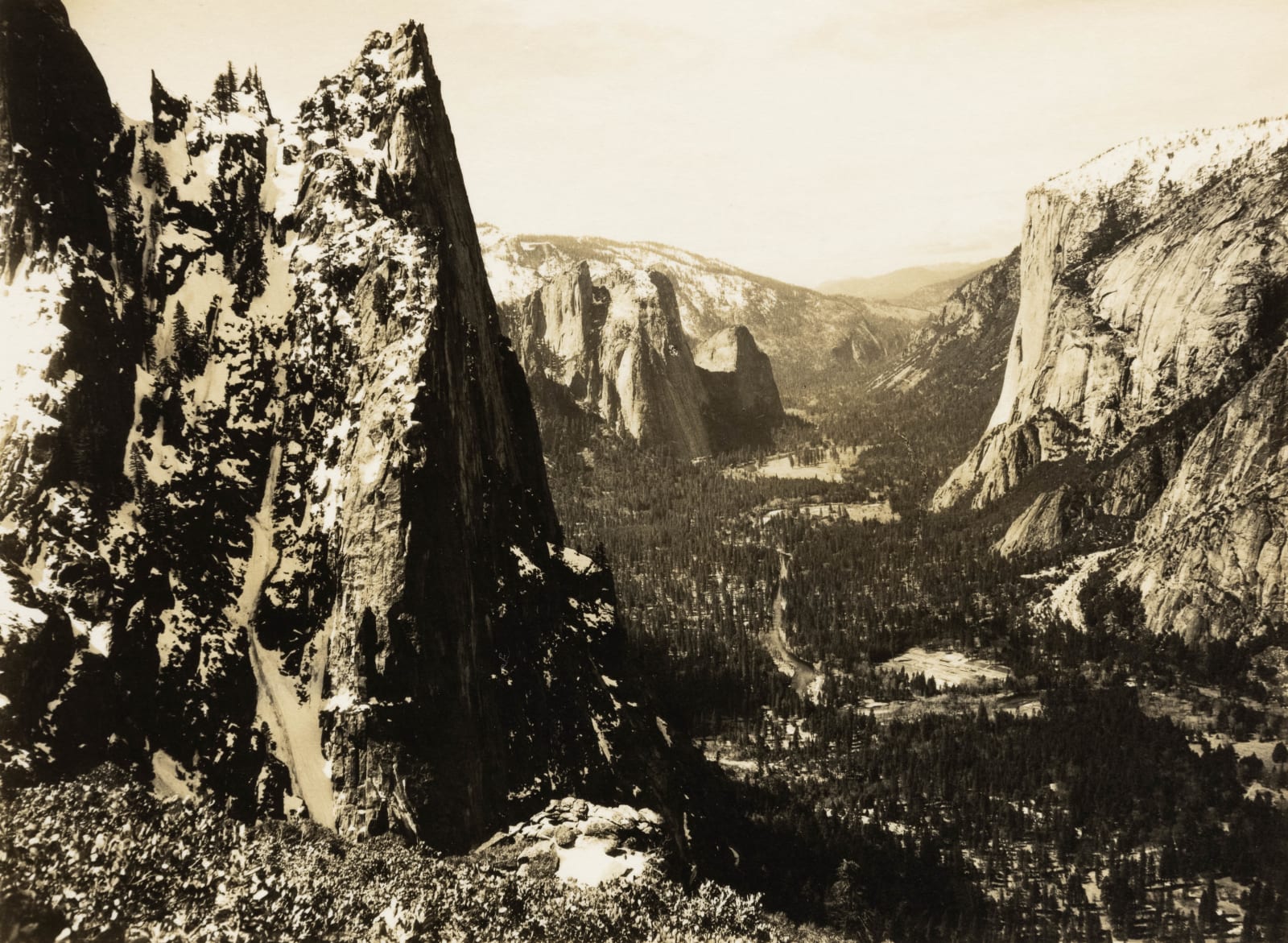 Ansel Adams, The Sentinel, Yosemite Valley, c. 1923