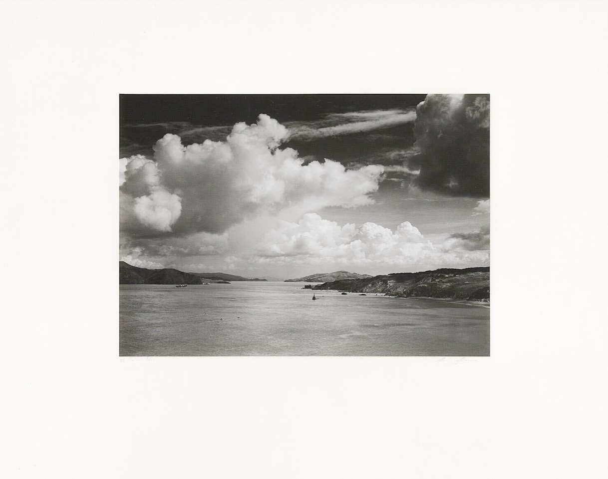 Ansel Adams, Golden Gate Before the Bridge, 1932