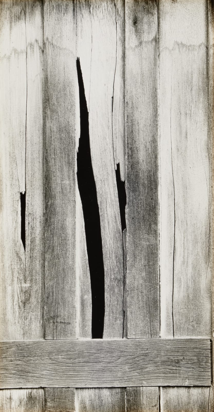 Minor White, Wooden Boards, 1957