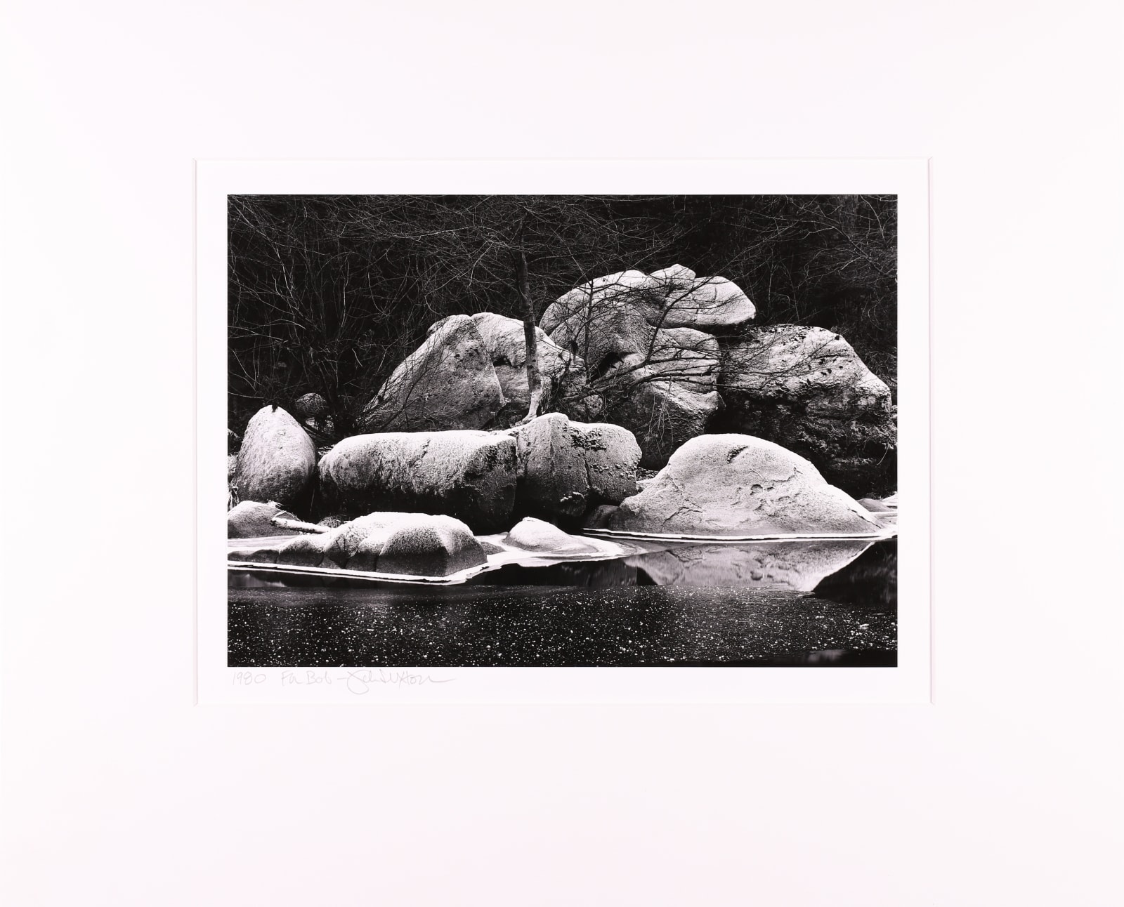 John Sexton, Frost Covered Boulders, Yosemite, 1980