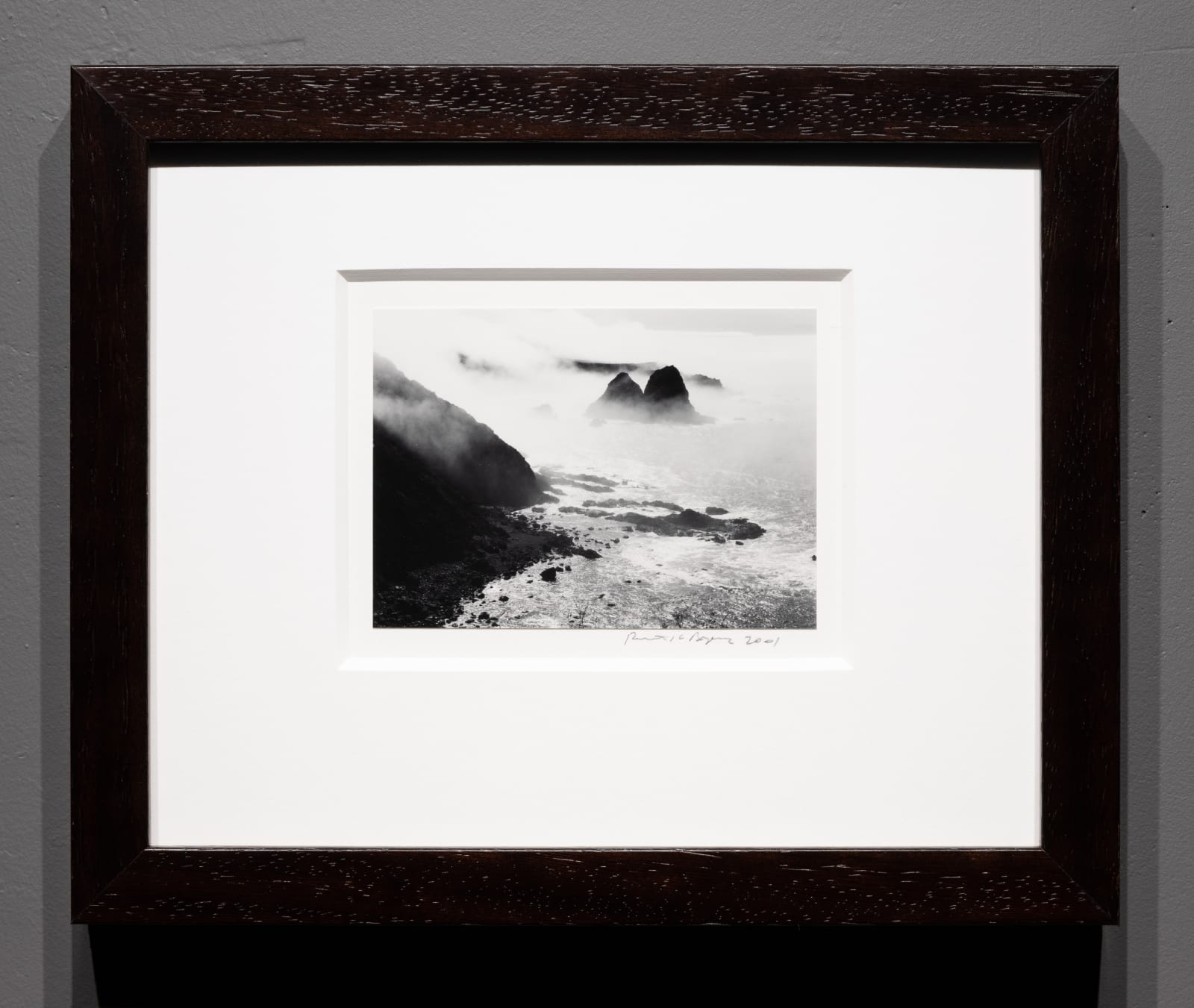 Robert K. Byers, Fog on Northern Californian Coast and Highway 1 South of Elk, 2001