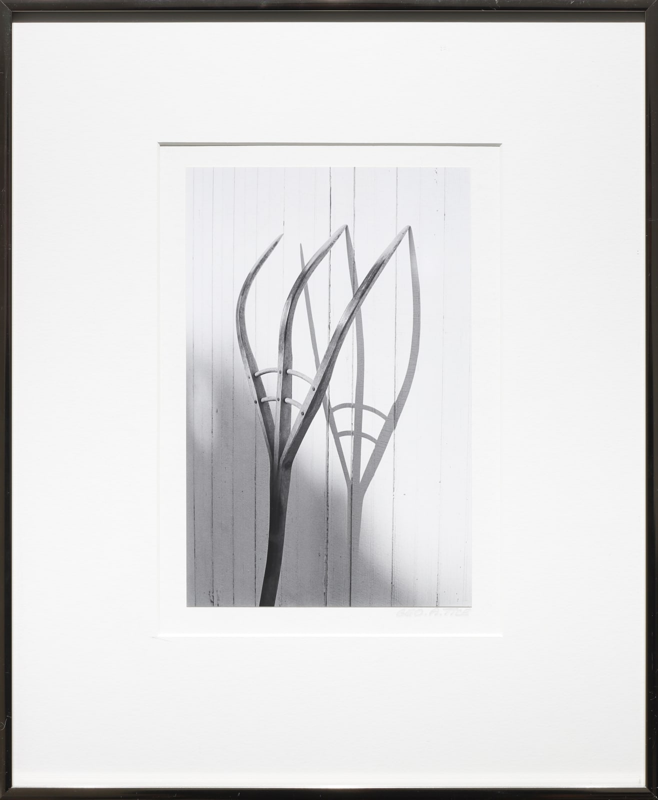 George Tice, Pitchfork, Amish Series, 1968