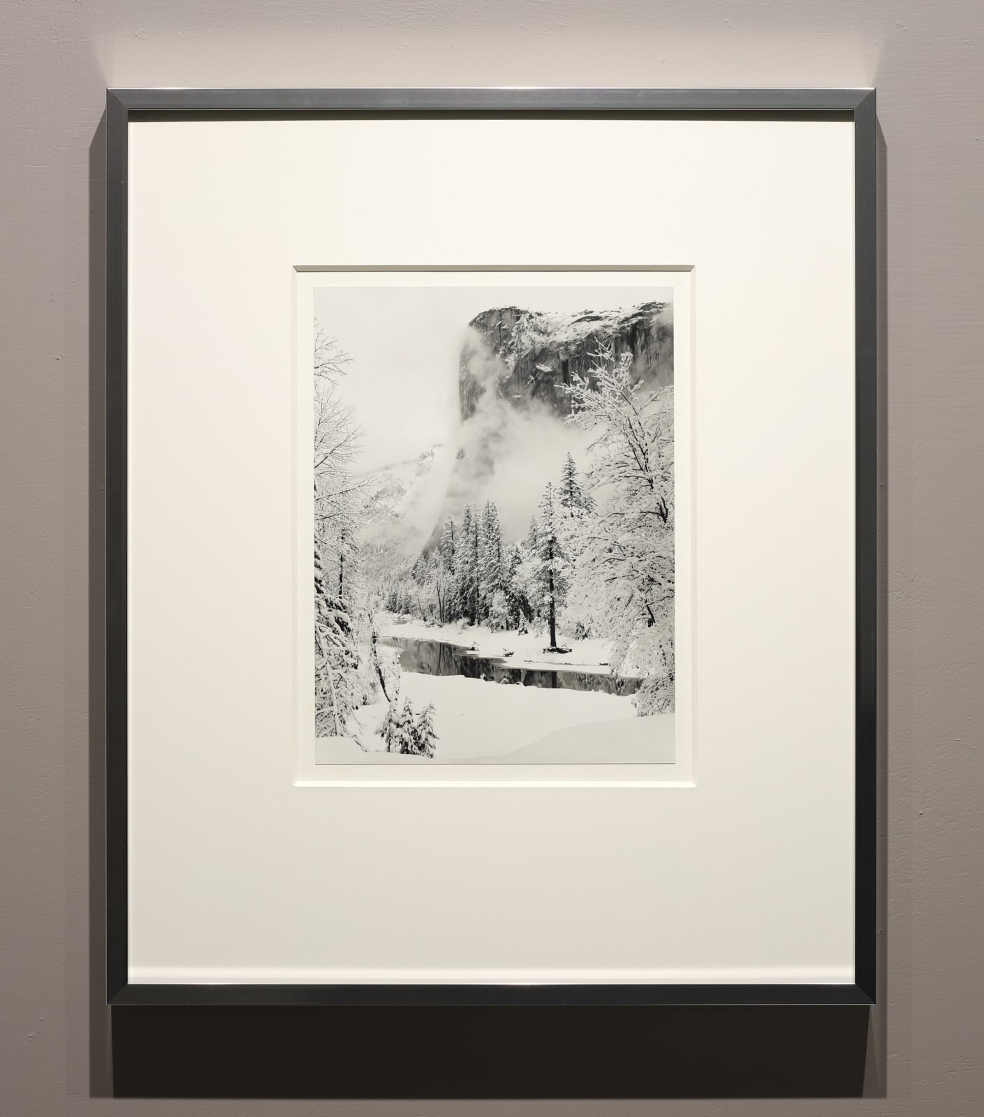 Ansel Adams, El Capitan, Winter, 1948