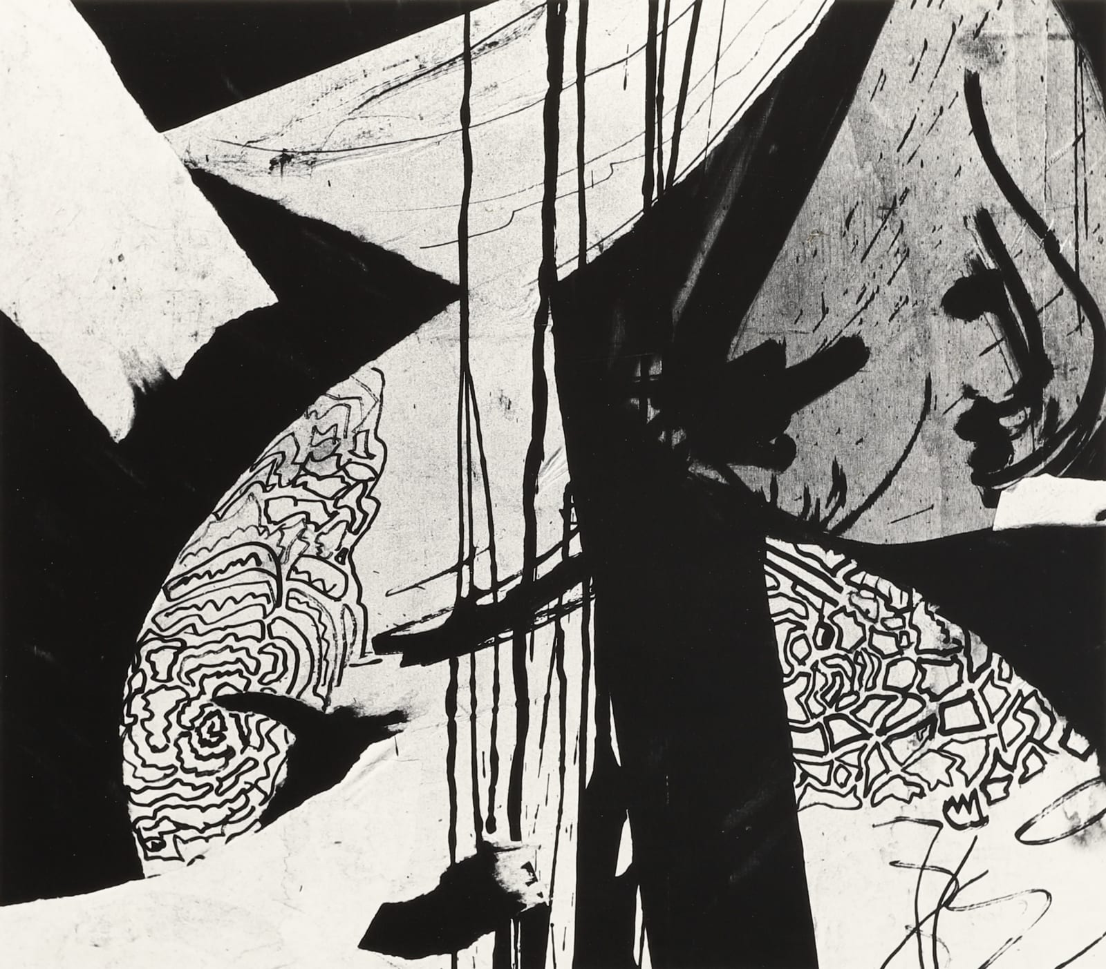 Robert K. Byers, Graffiti, Paris Wall, 1975