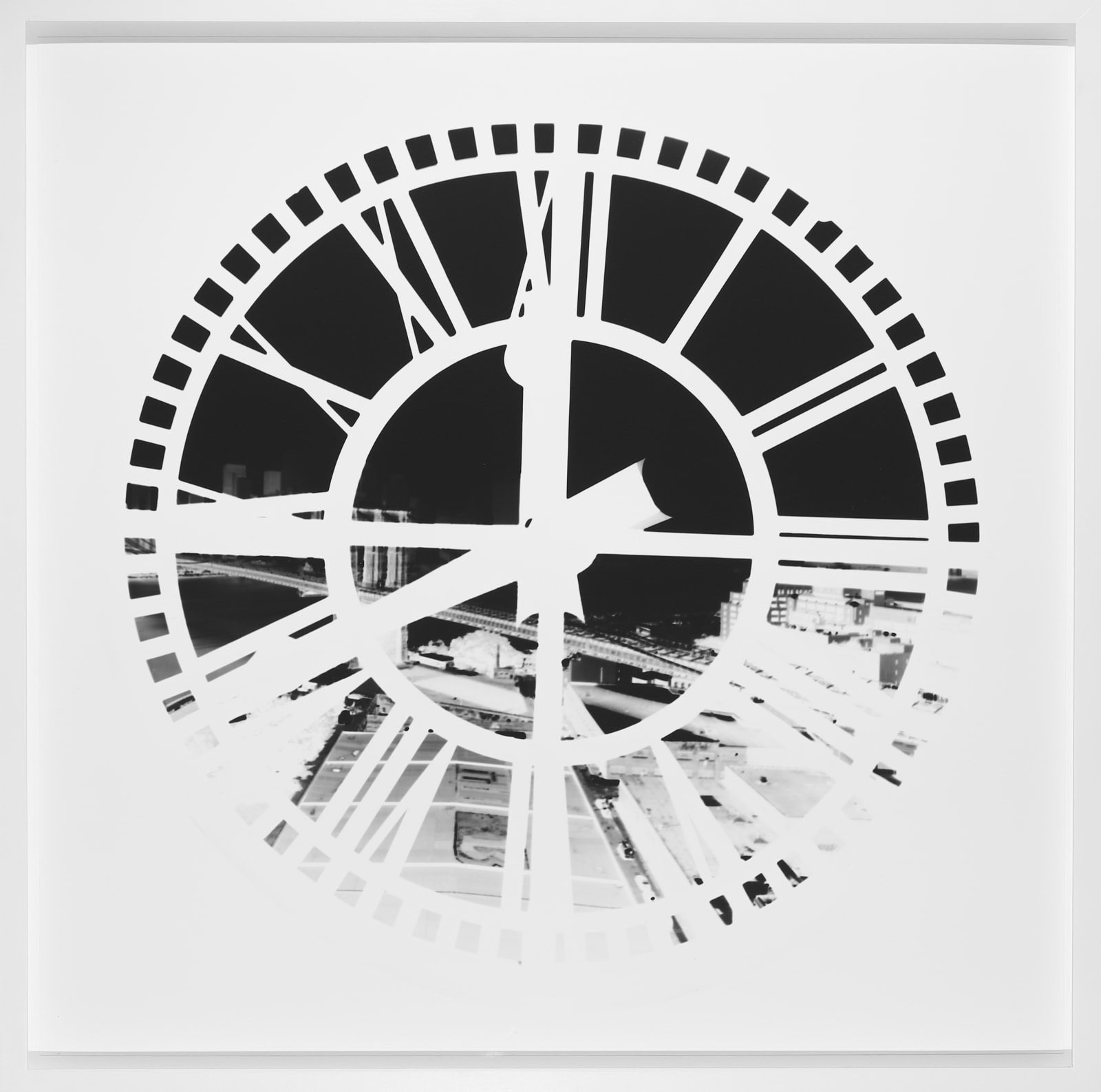Vera Lutter, Clock Tower, Brooklyn, 2009