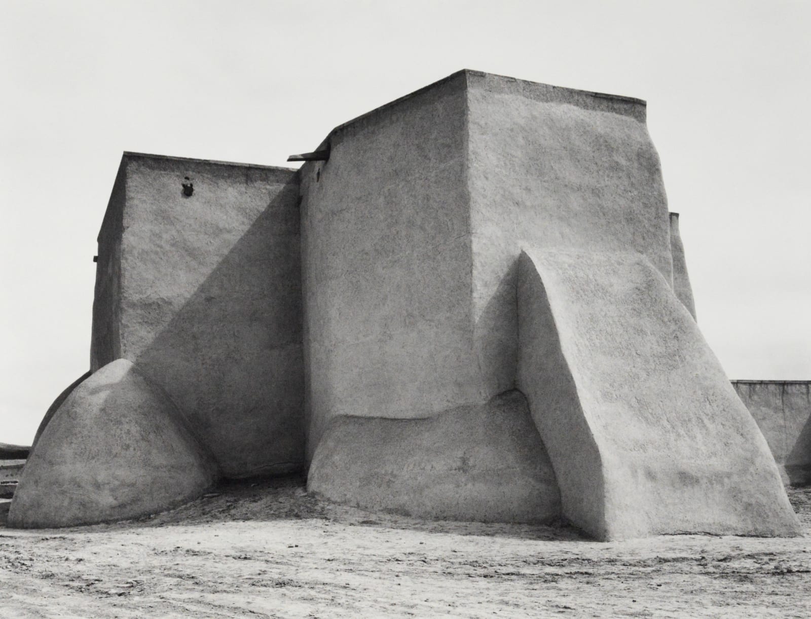 Ansel Adams, St Francis Church, Rancho de Taos, NM, 1929