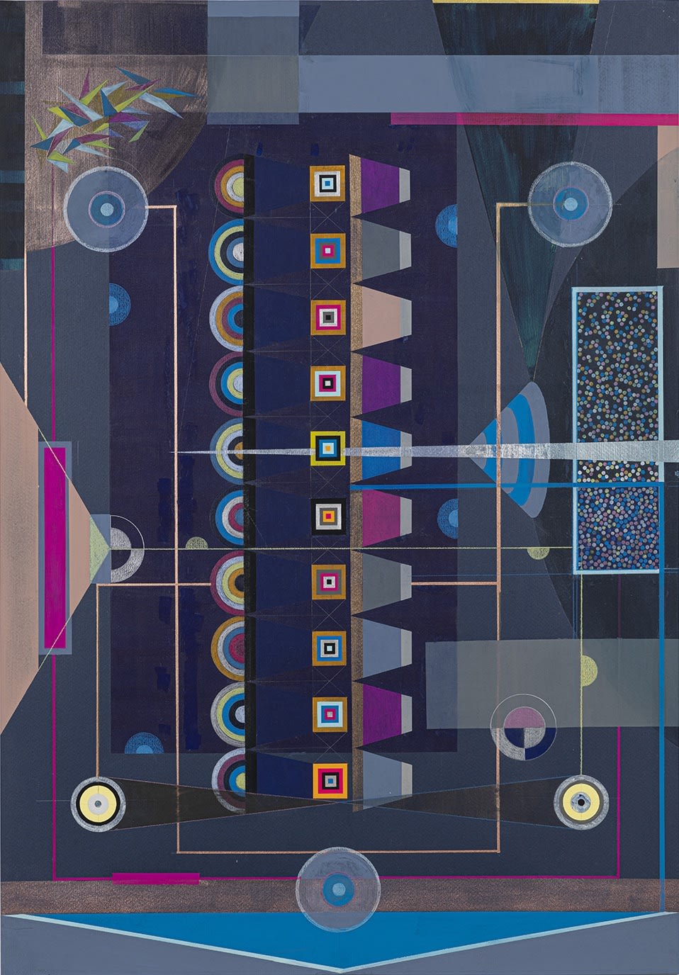 Hilma's Ghost, [BLUE] Emotional healing, communication, 2022