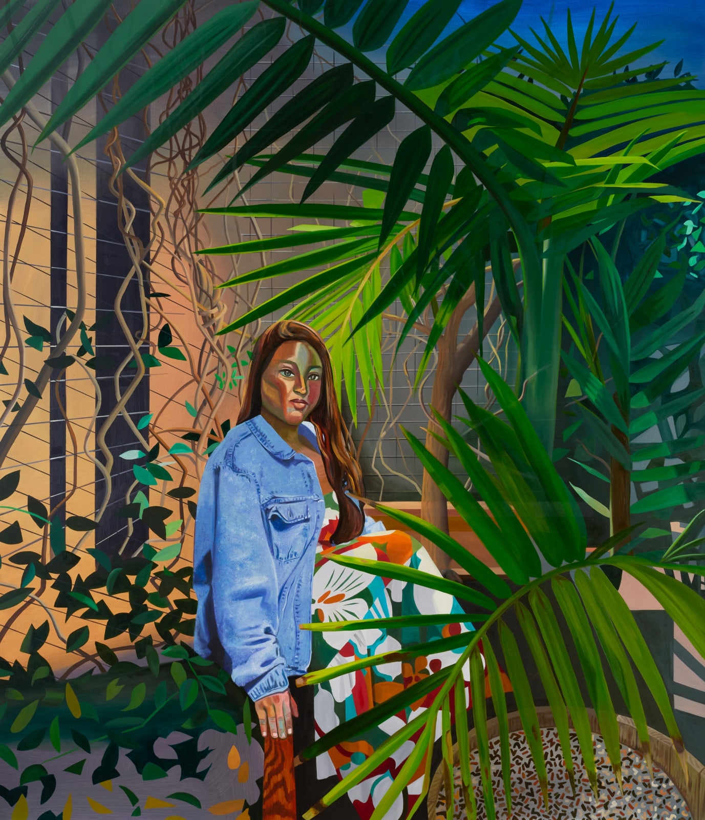 Aliza Nisenbaum, Marisol's Nighttime Porch, 2024