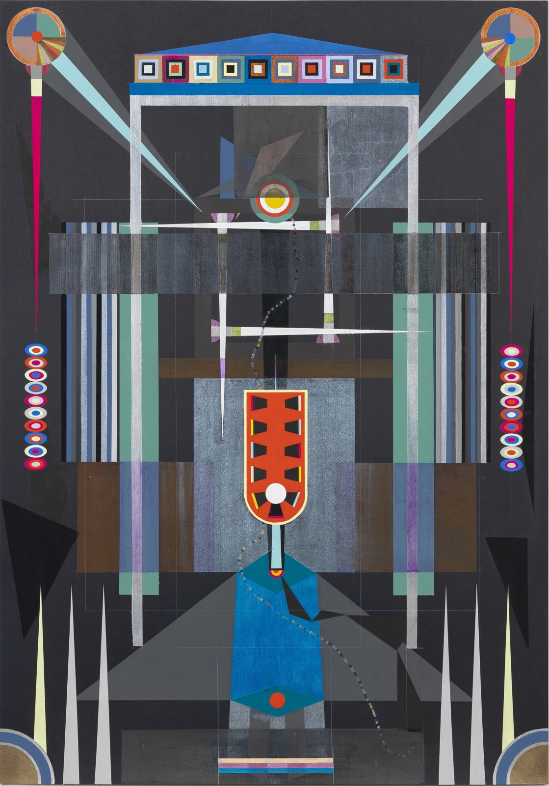 Hilma's Ghost, [BLACK] Protect space from negative energy, release blockages, clearing, 2022