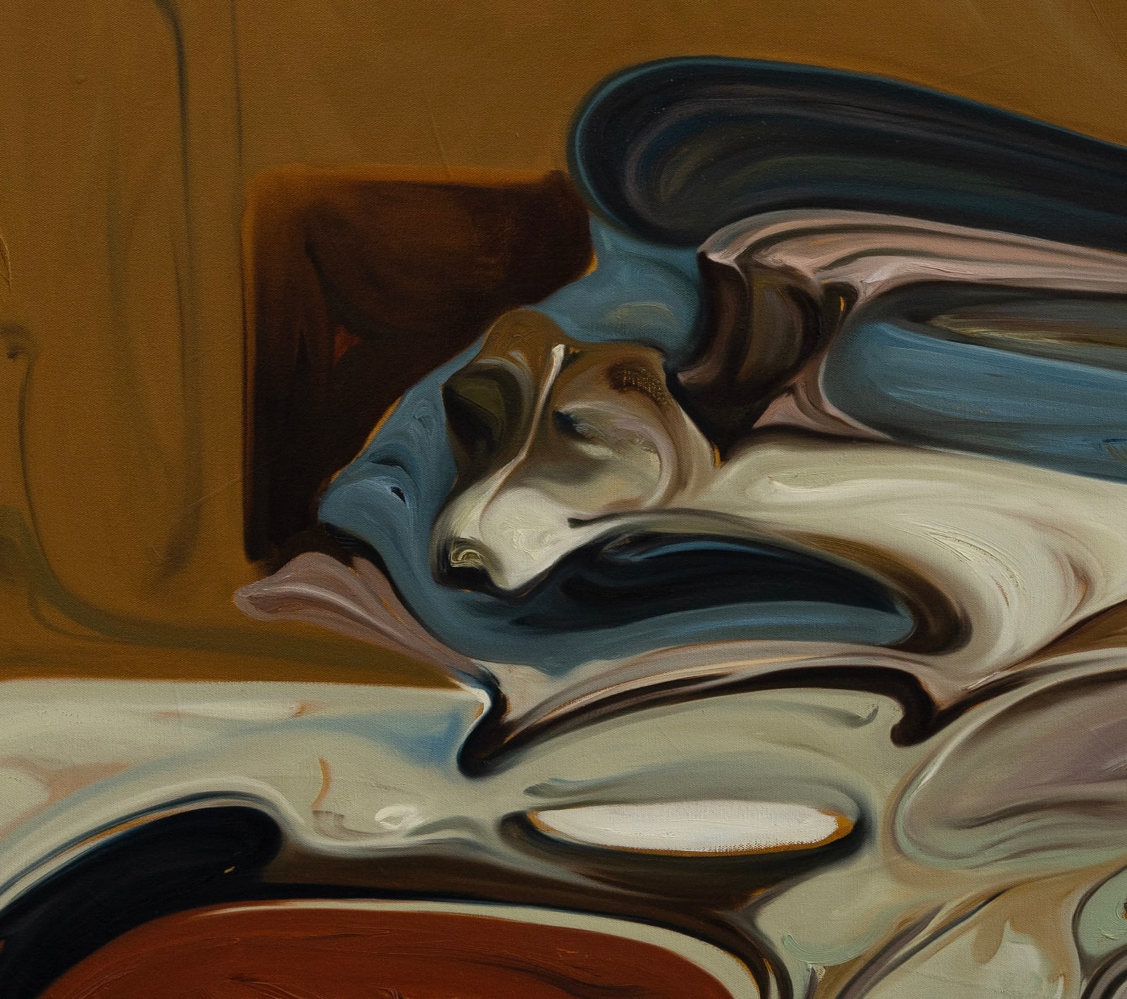 Luke Agada, Unstill Life (Elegy in Blue), 2025