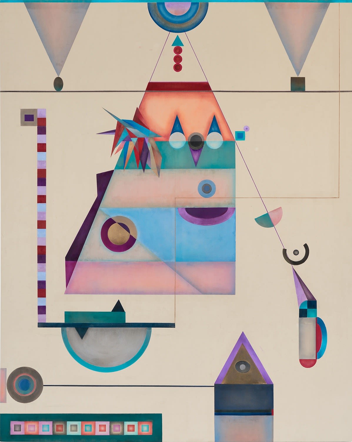 Hilma's Ghost, Automatic Theorem Painting #4, 2022