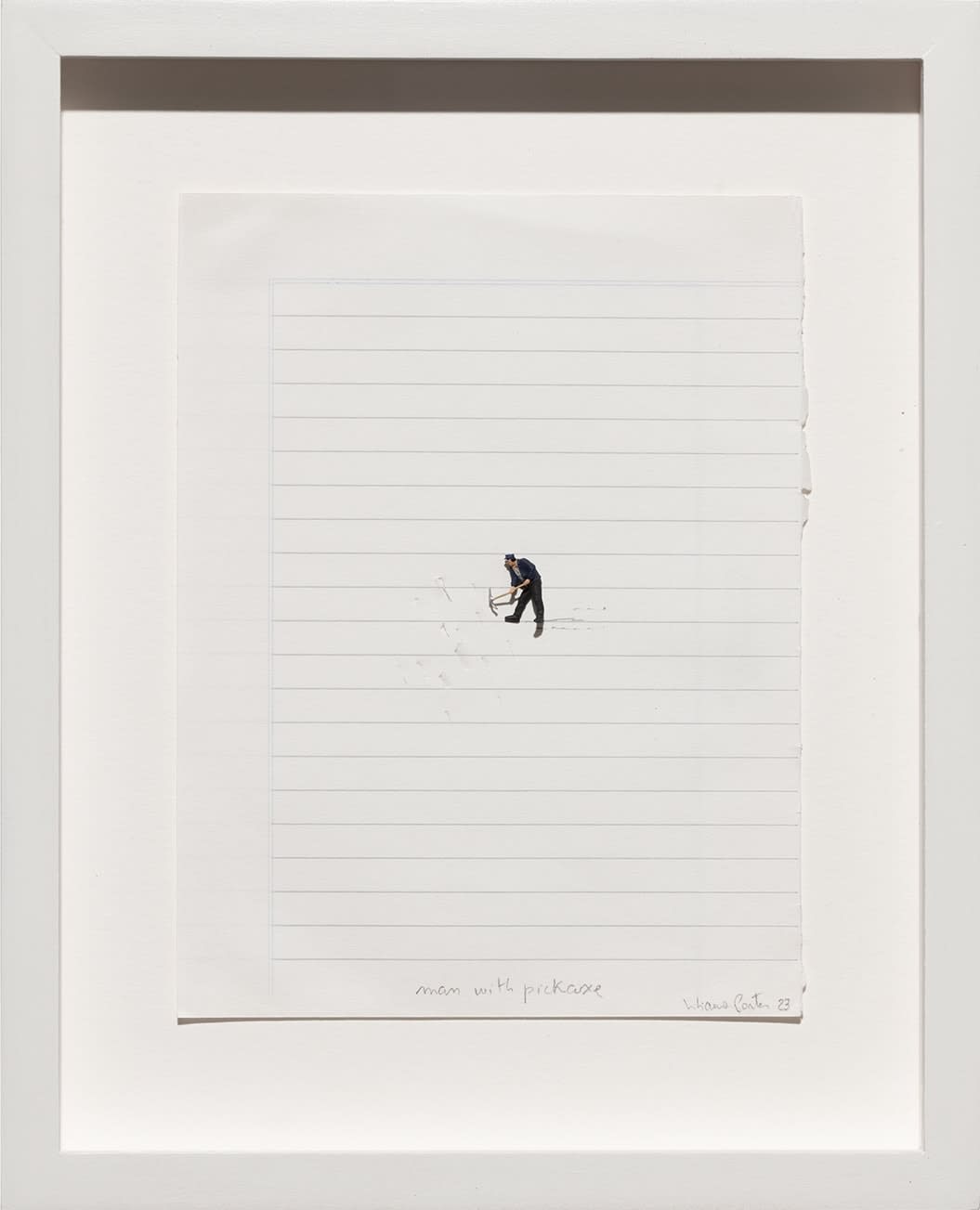 Liliana Porter, Man with Pickaxe, 2023