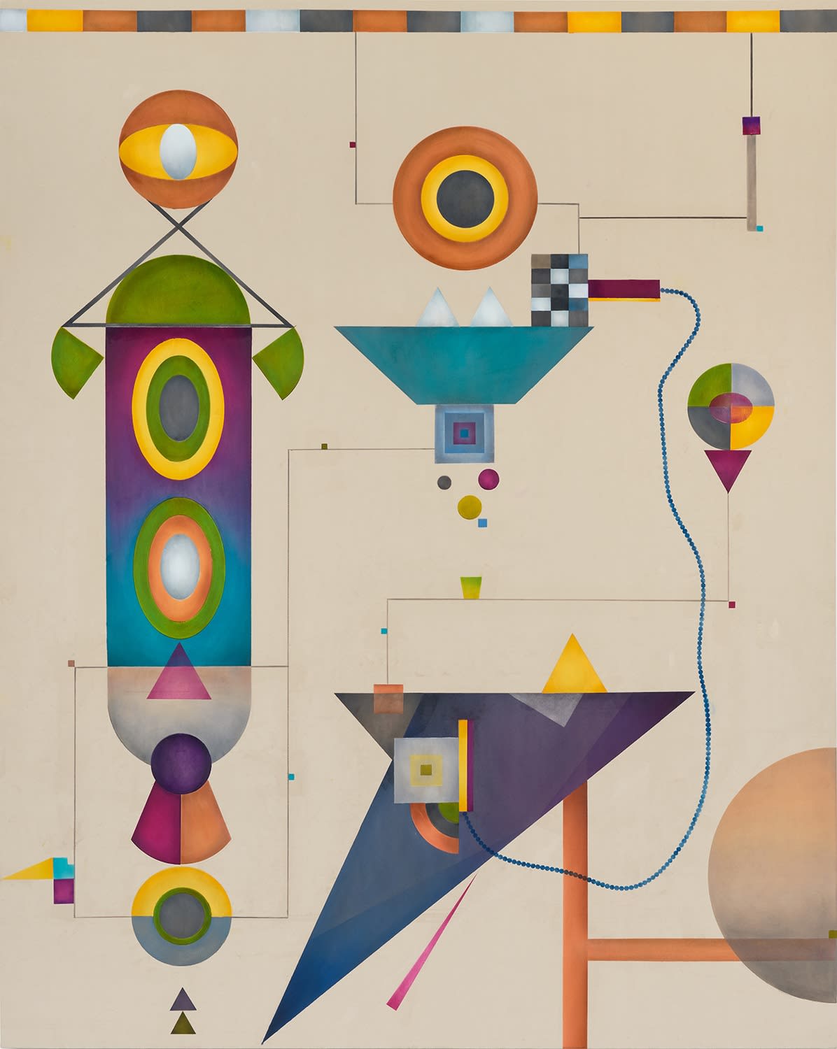 Hilma's Ghost, Automatic Theorem Painting #2, 2022