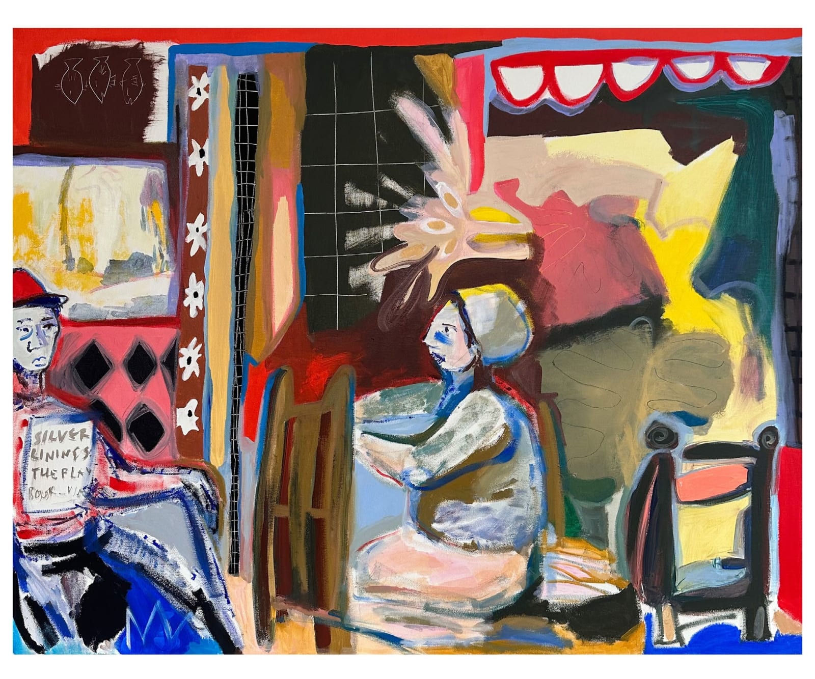 Karimah Hassan, Old Man and a Woman, 2024