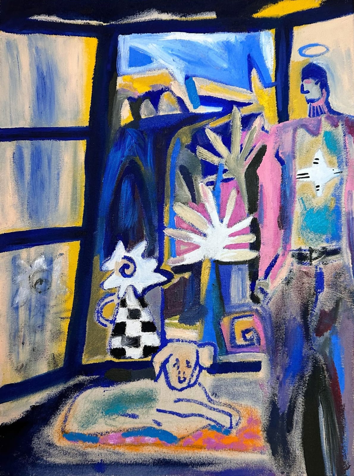 Karimah Hassan, A Boy and a Dove, 2024