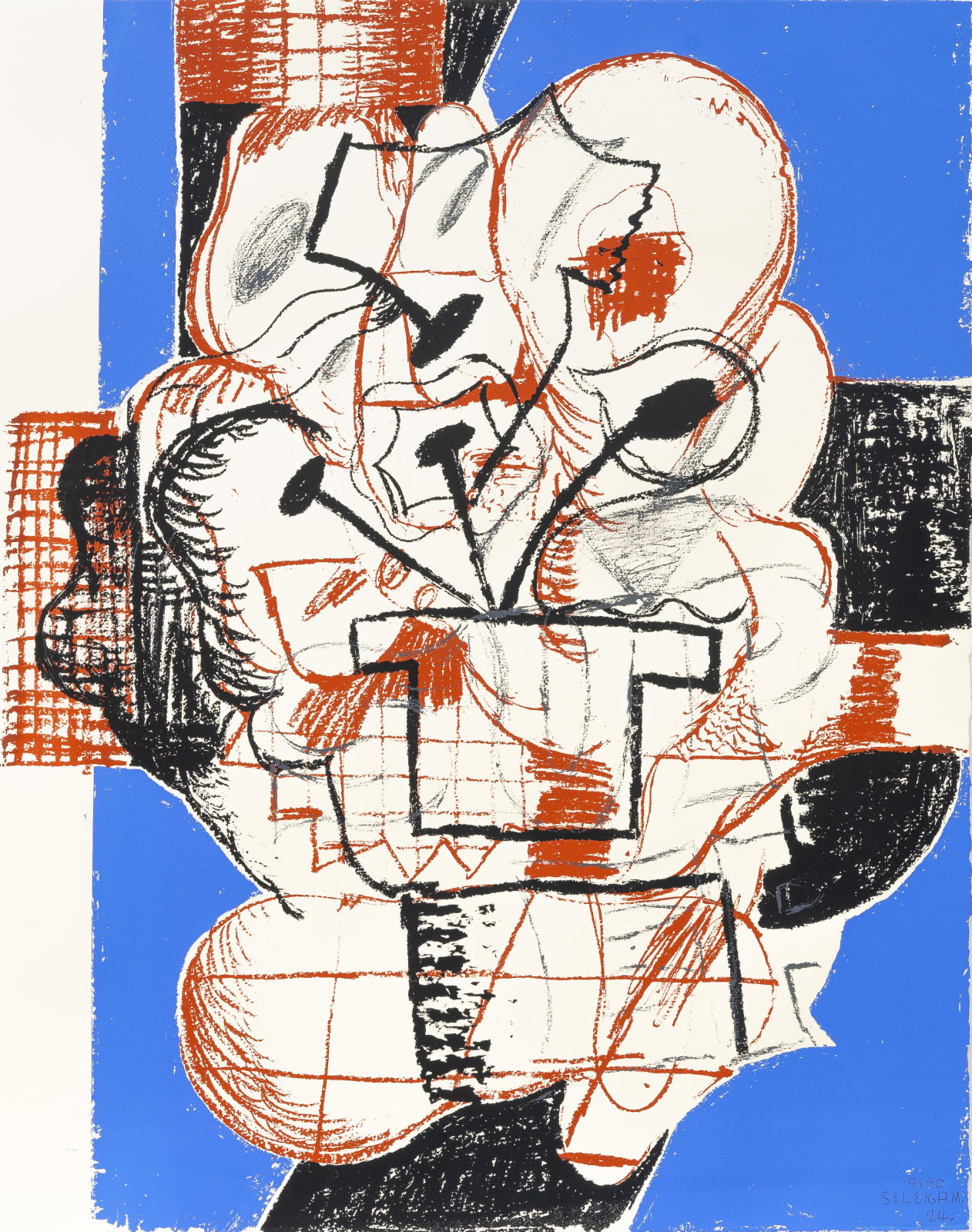 Seleka Muñoz, Palimpsesto. Print, 2024