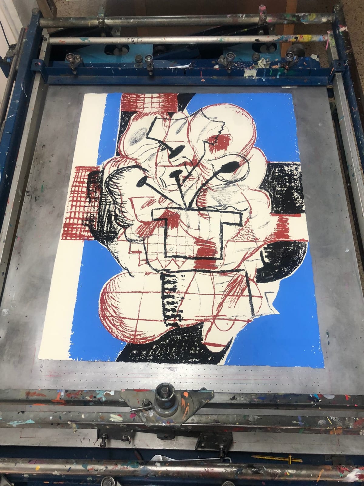 Seleka Muñoz, Palimpsesto. Print, 2024