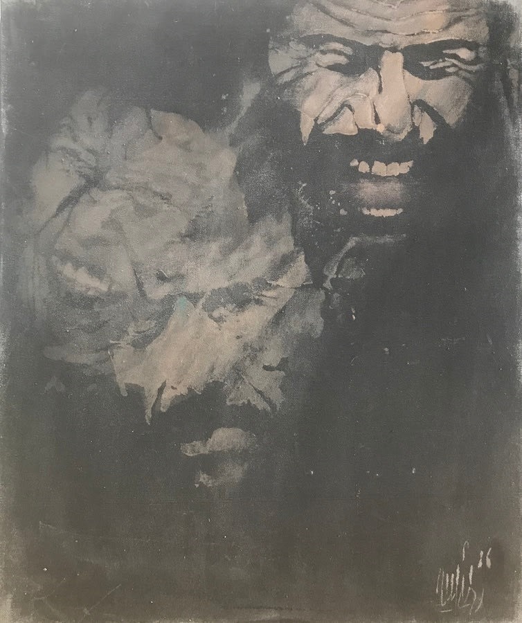 Rafik El Kamel, Auto-portrait XXI, 1986