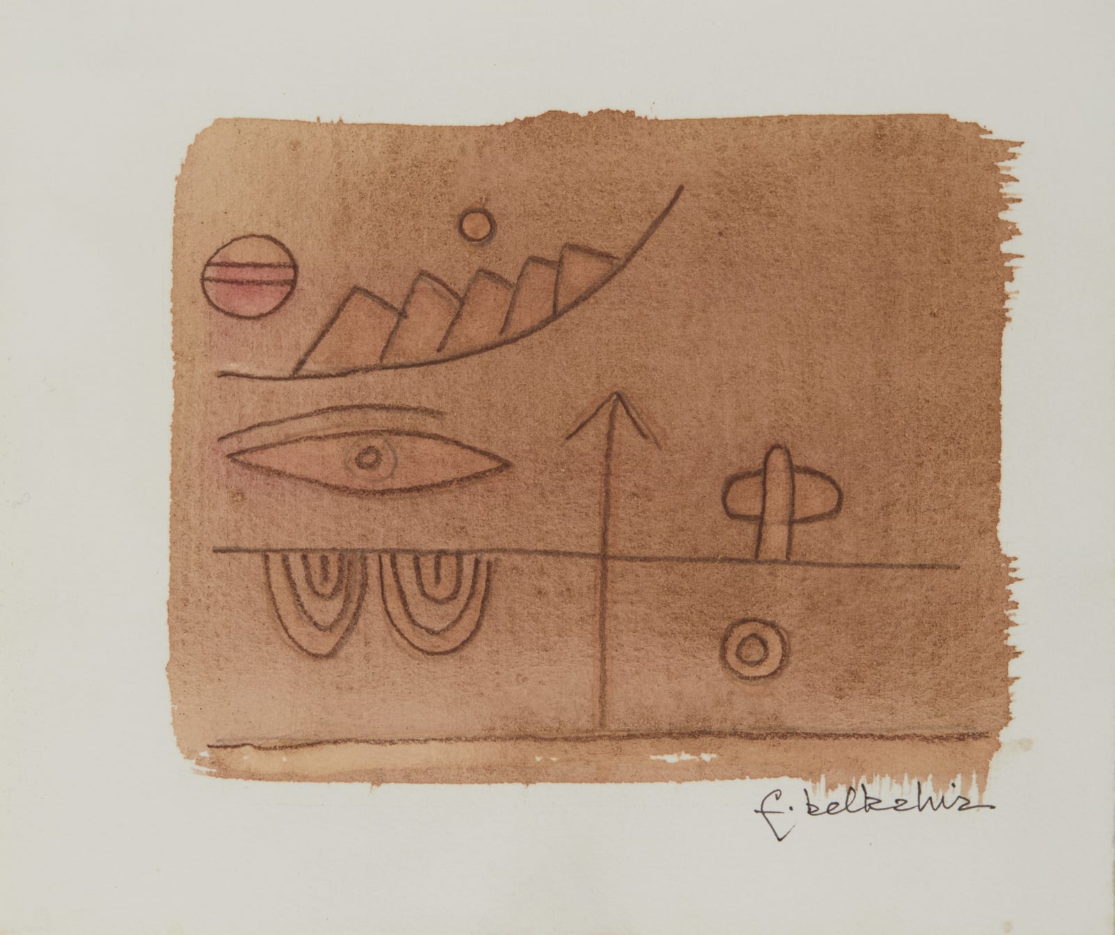 Farid Belkahia, Untitled, Circa 1980