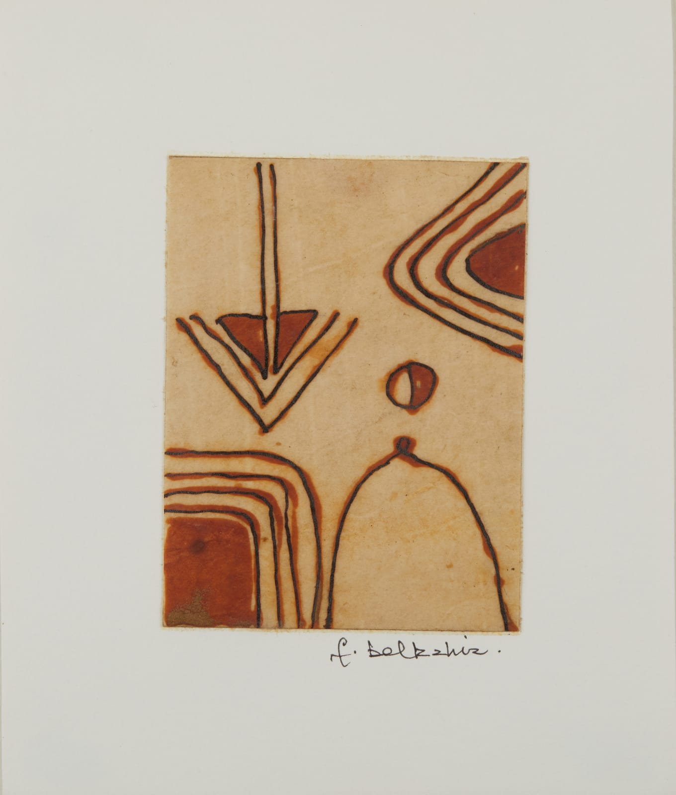 Farid Belkahia, Untitled, Circa 1980