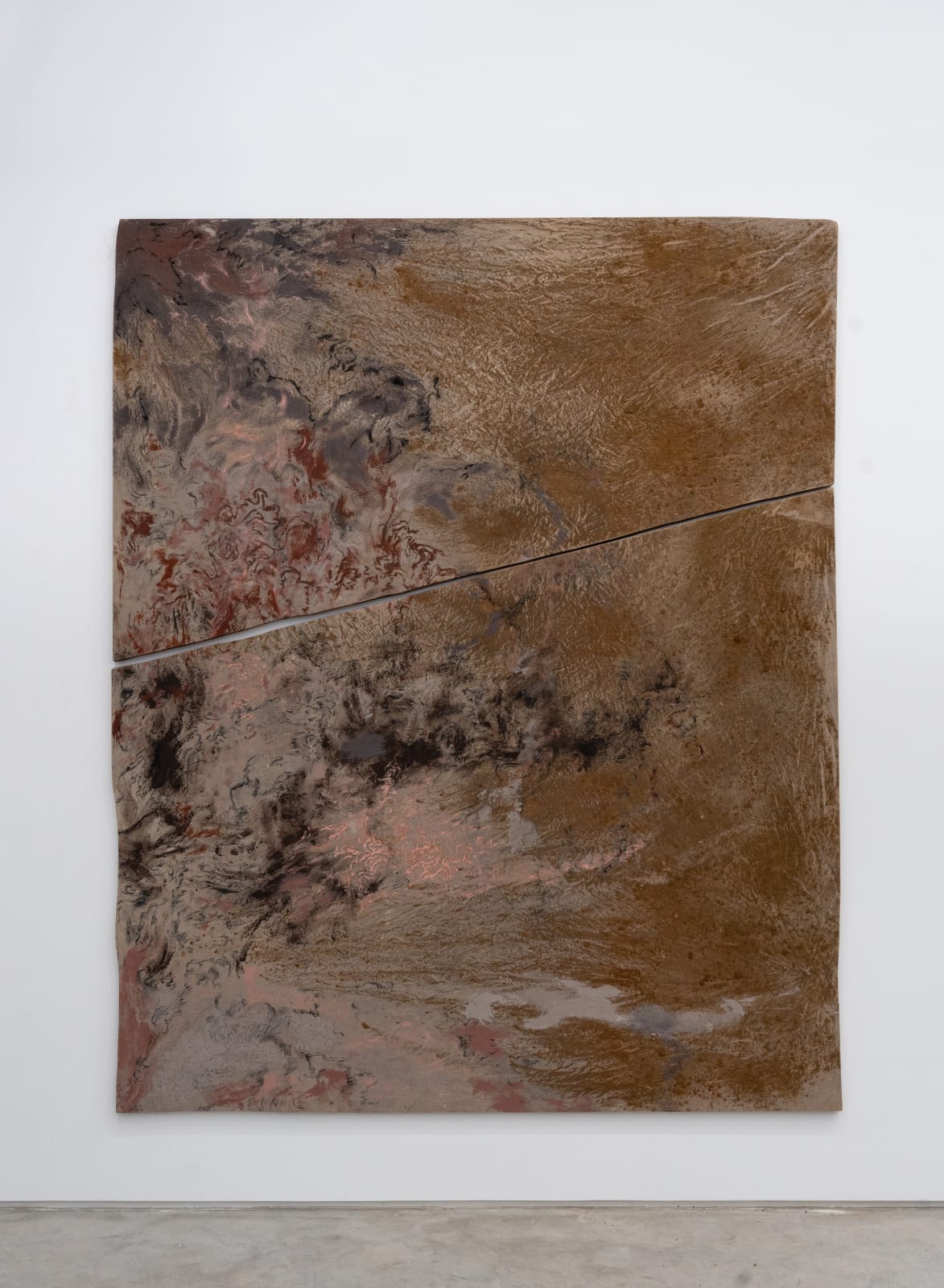 Monia Ben Hamouda, Blindness, Blossom and Desertification (diptych V), 2025
