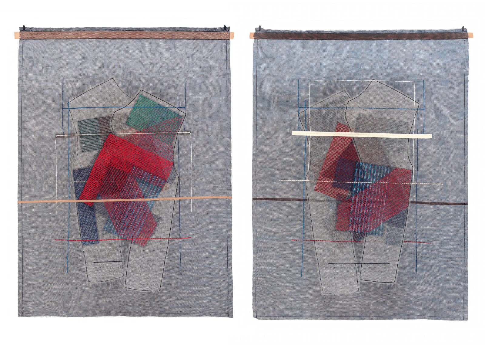 Filwa Nazer, Untitled 2, side 1 & side 2 , 2023