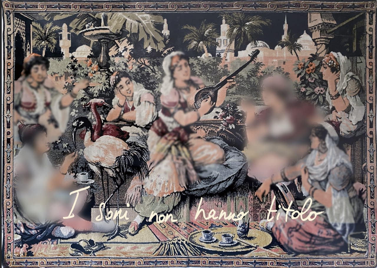 Zineb Sedira, Dreams Have No Titles (My Parents’ Tapestry) #4 , 2023