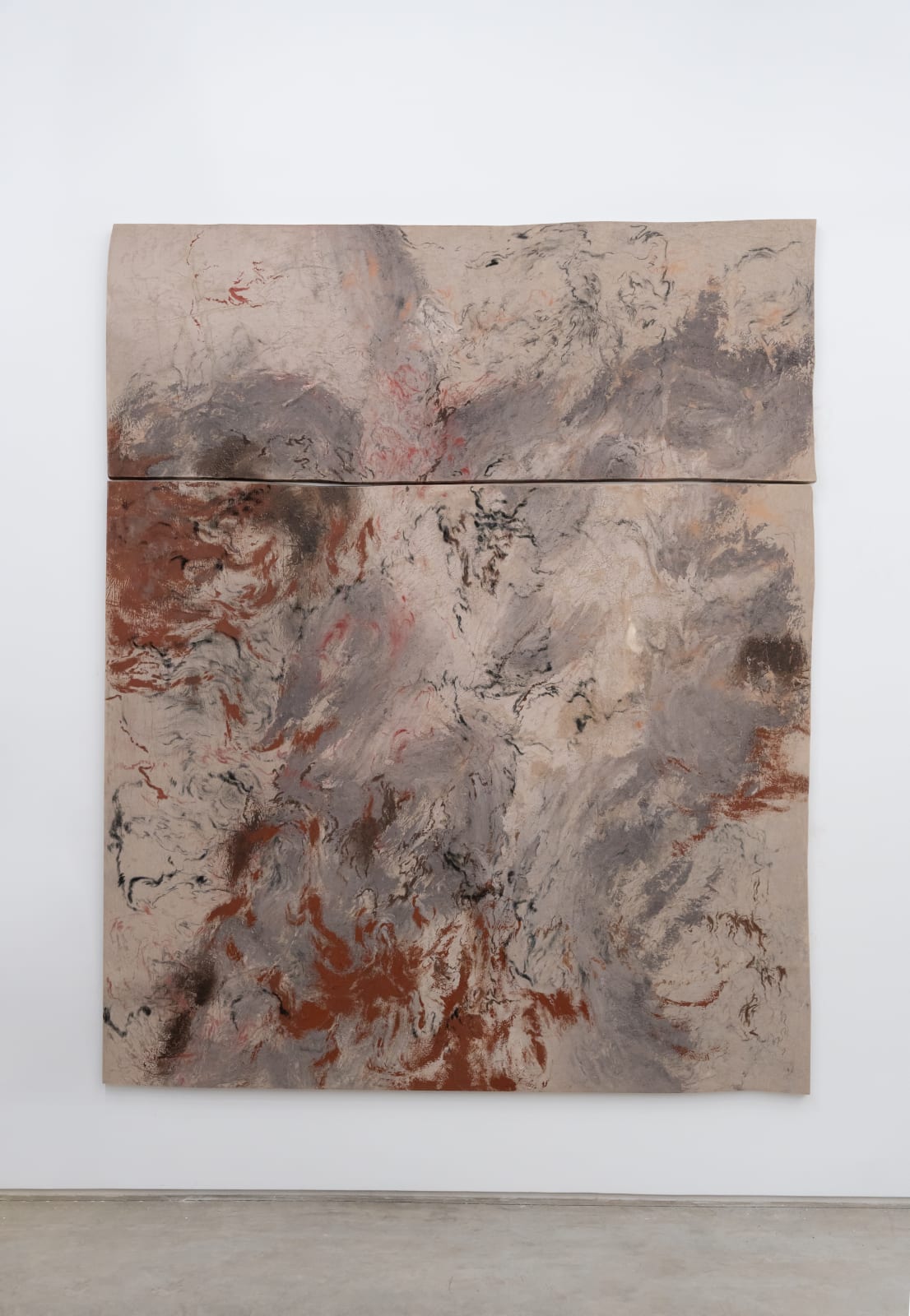 Monia Ben Hamouda, Blindness, Blossom and Desertification (diptych VIII), 2025