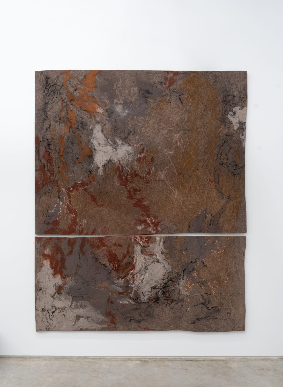 Monia Ben Hamouda, Blindness, Blossom and Desertification (diptych IX), 2025
