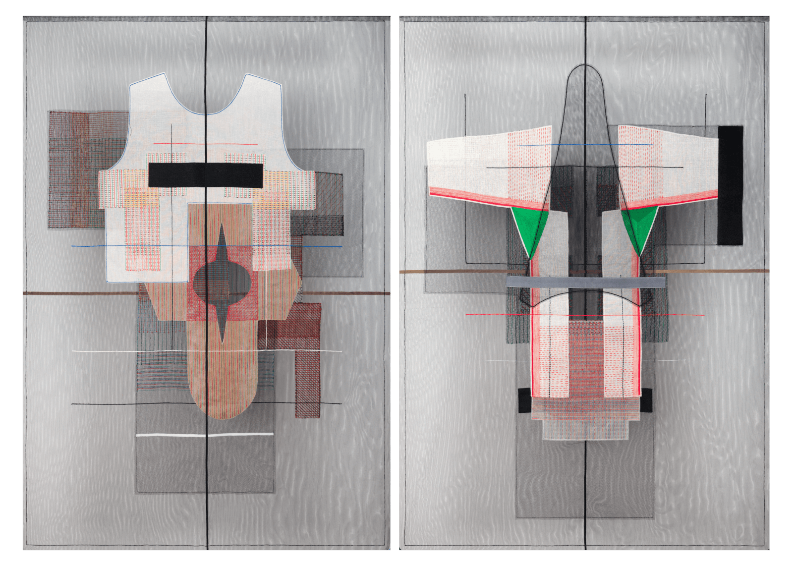 Filwa Nazer, Lull (diptych), 2023