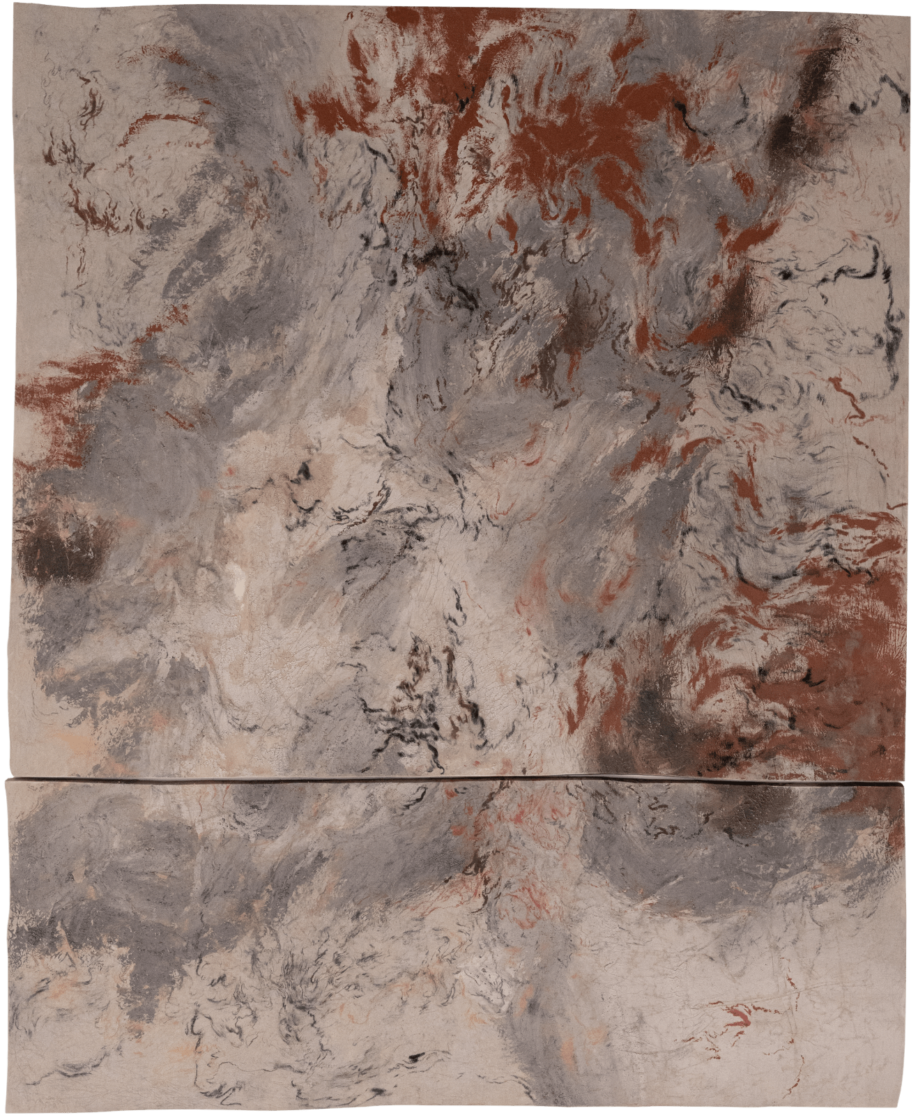 Monia Ben Hamouda, Blindness, Blossom and Desertification (diptych VIII), 2025