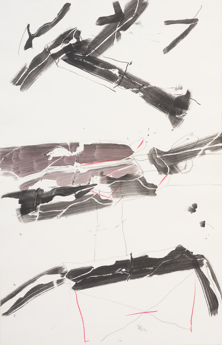 Rafik El Kamel, Untitled Ink 17, 1987