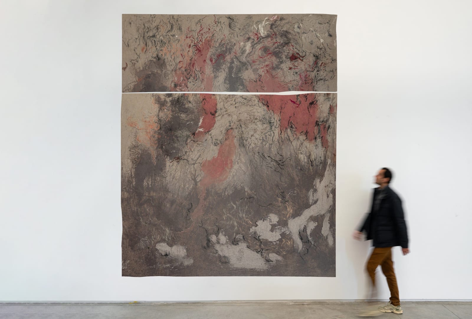 Monia Ben Hamouda, Blindness, Blossom and Desertification (diptych III), 2025