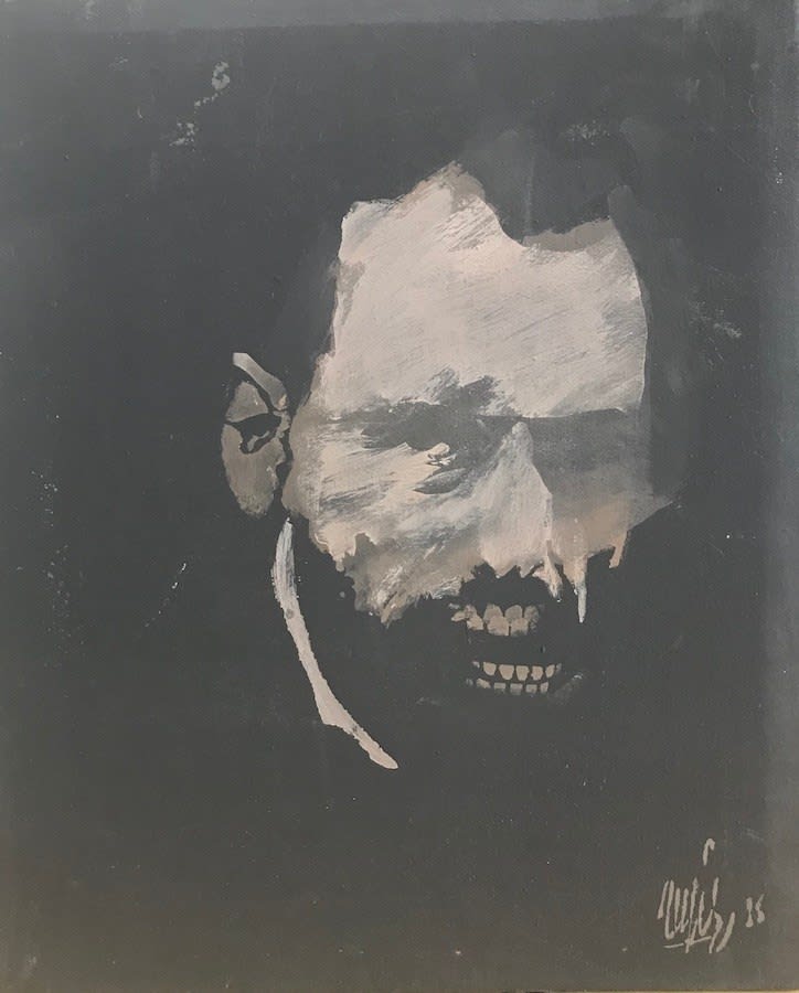 Rafik El Kamel, Auto-portrait XII, 1986