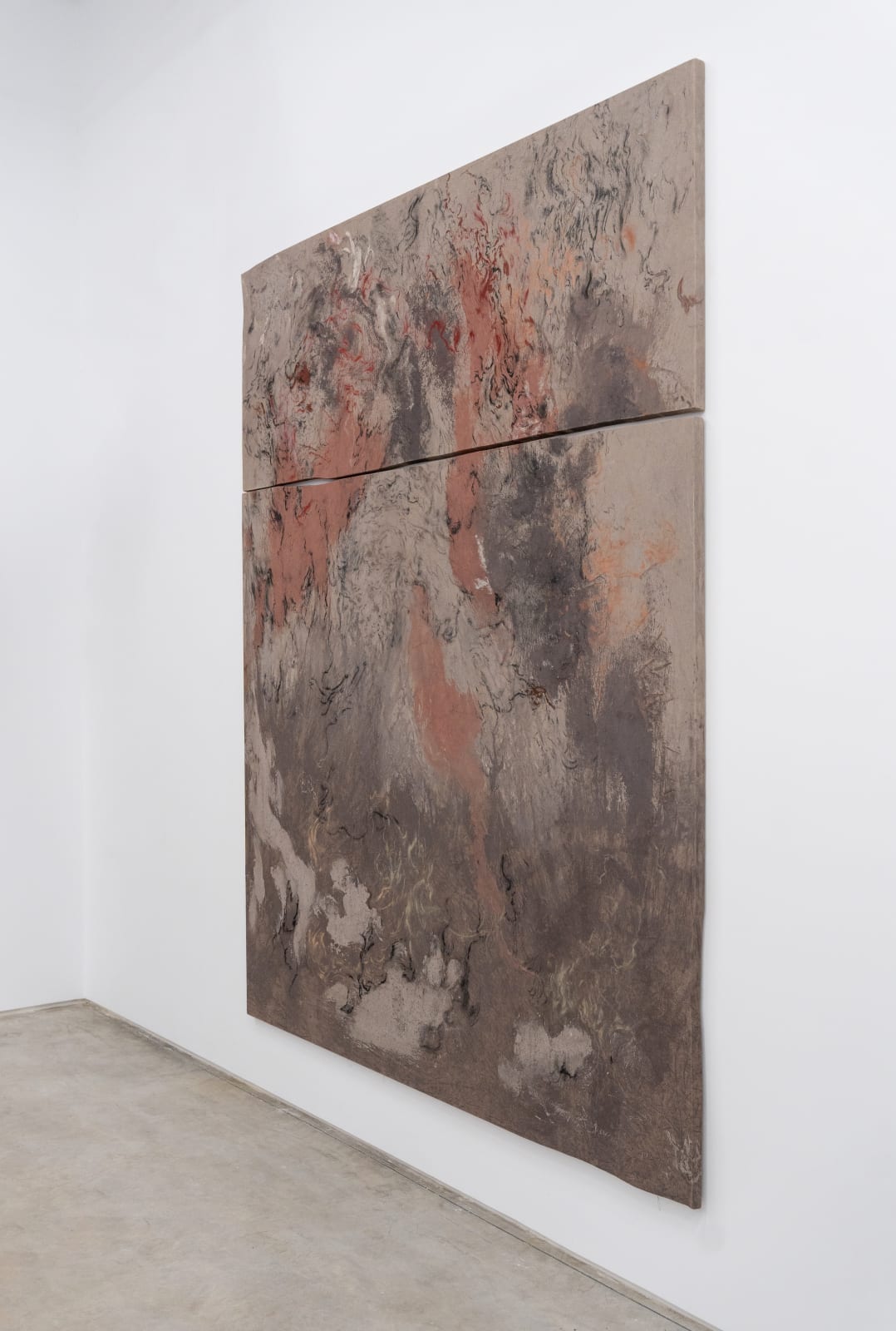 Monia Ben Hamouda, Blindness, Blossom and Desertification (diptych III), 2025