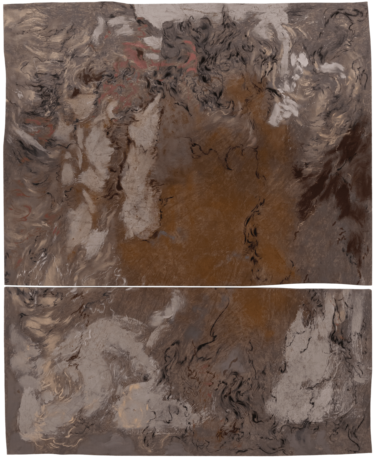 Monia Ben Hamouda, Blindness, Blossom and Desertification (diptych IV), 2025