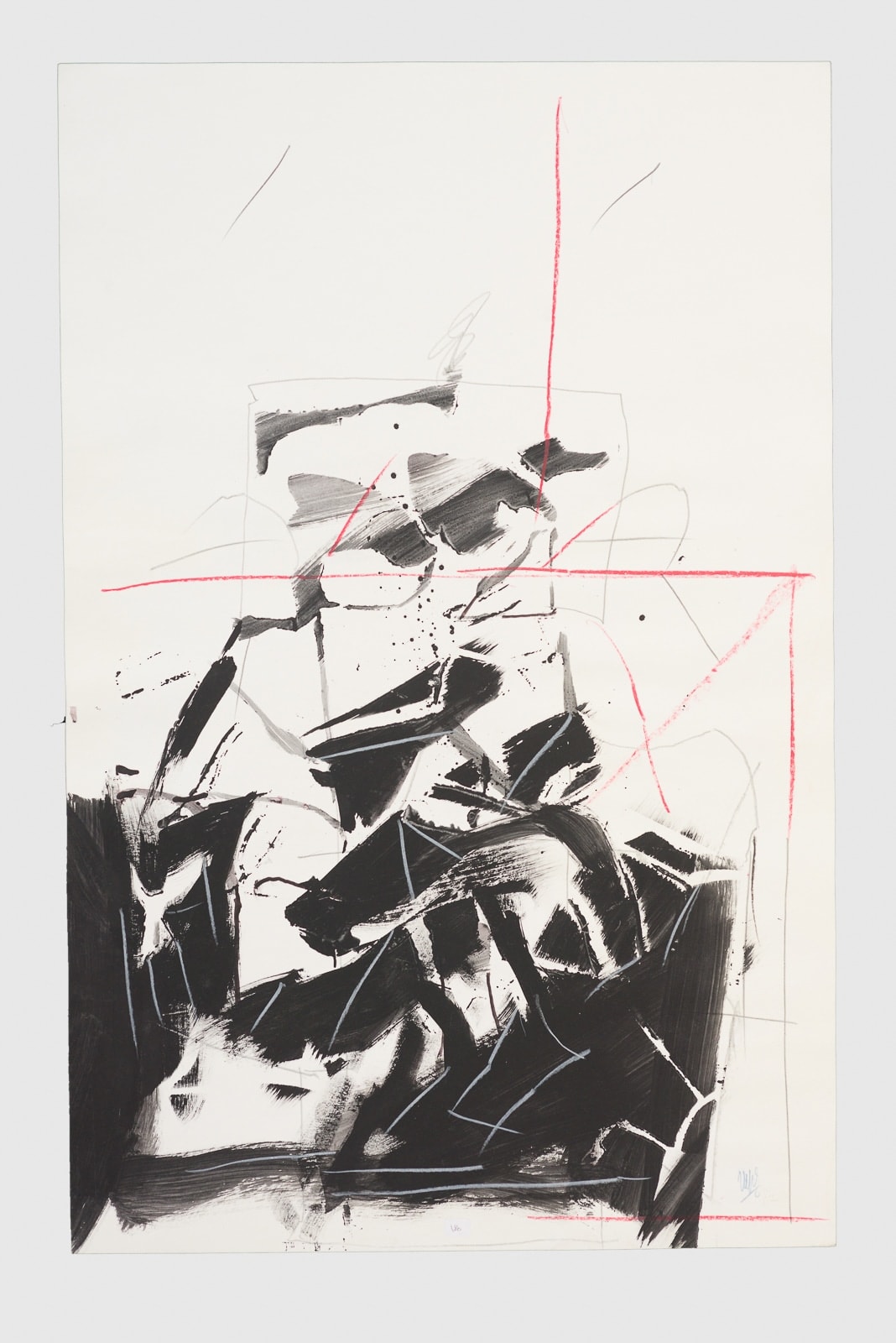 Rafik El Kamel, Untitled Ink 13, 1987