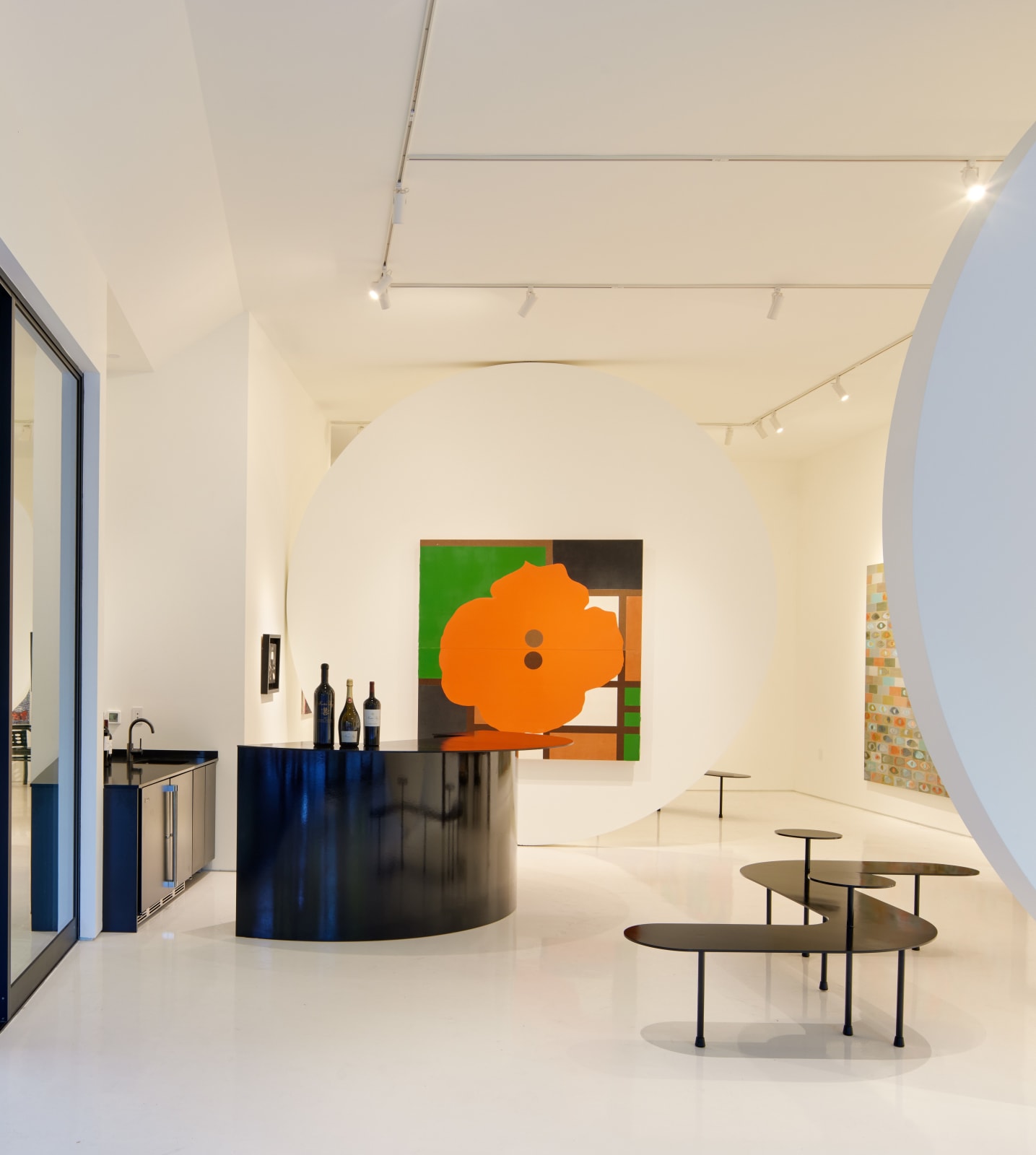 Donald Sultan, Orange Button December 17 2015, 2015