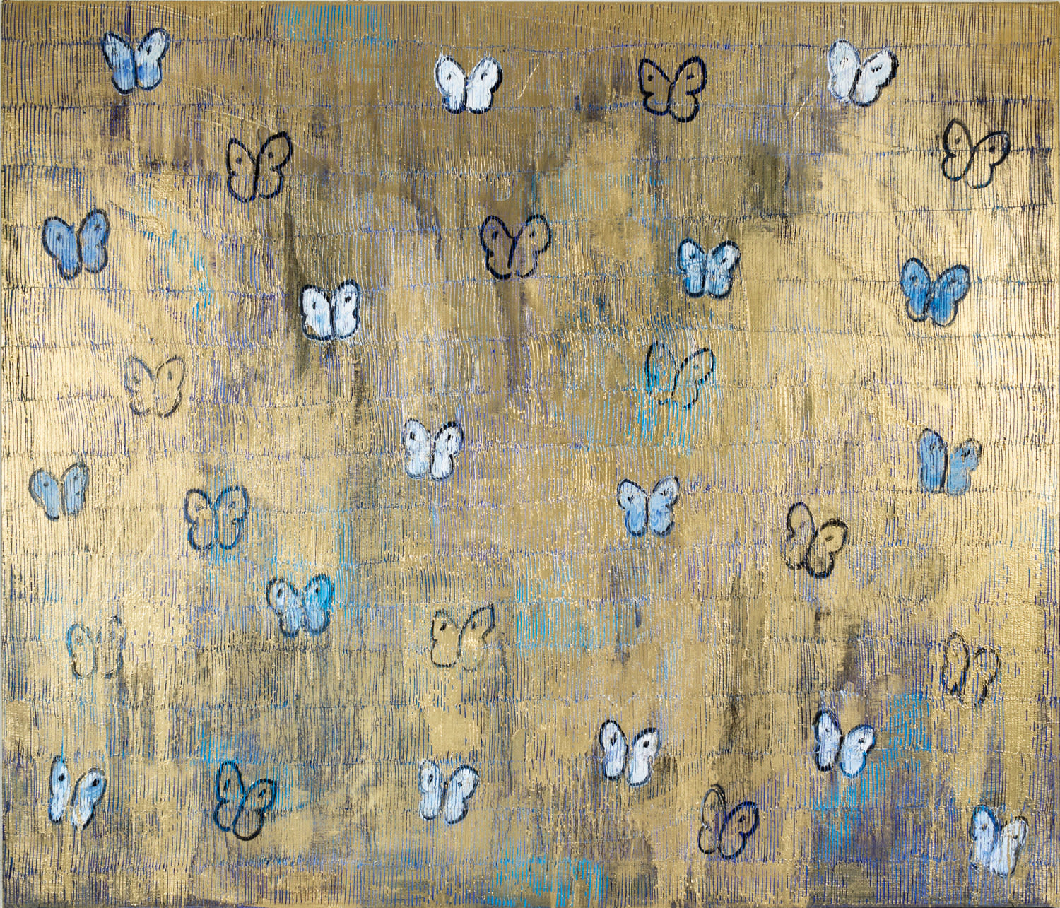 Hunt Slonem, Starry Night Silent, 2021