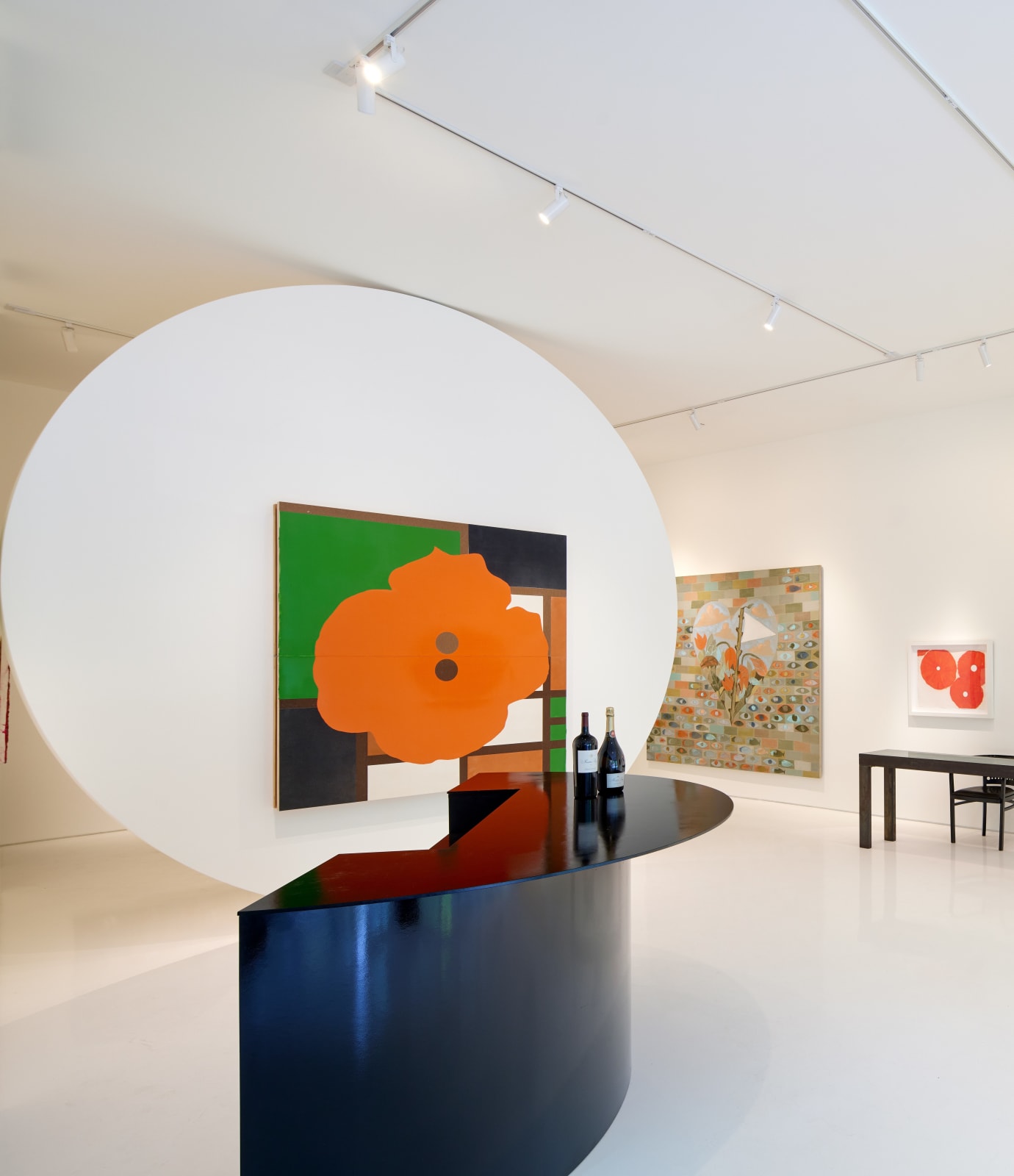 Donald Sultan, Orange Button December 17 2015, 2015