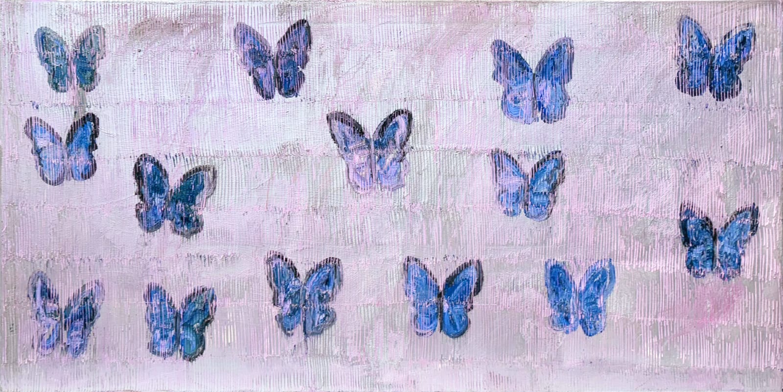 Hunt Slonem, Morpho X, 2015