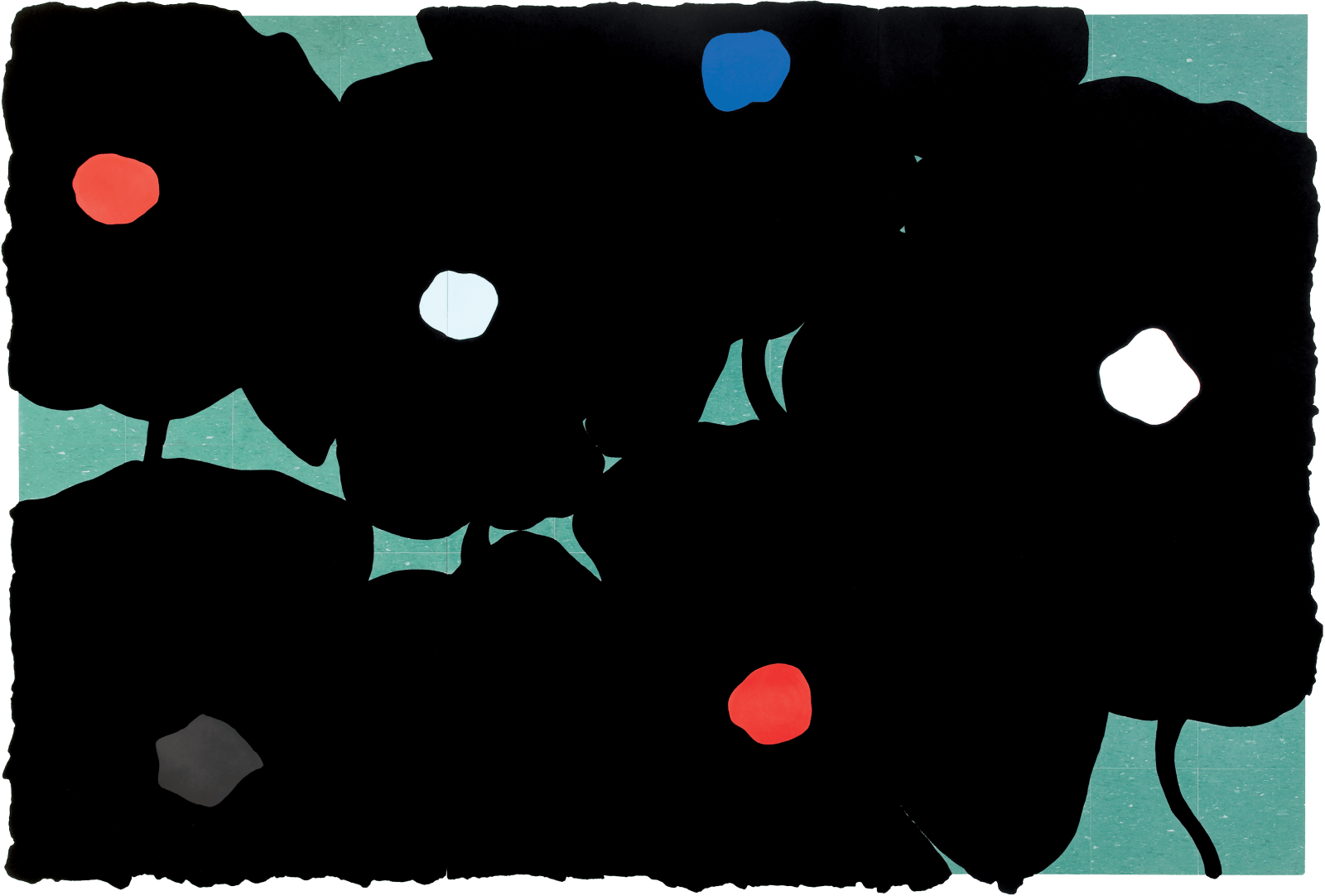 Donald Sultan, Black and Colors Sept 2 2006, 2006
