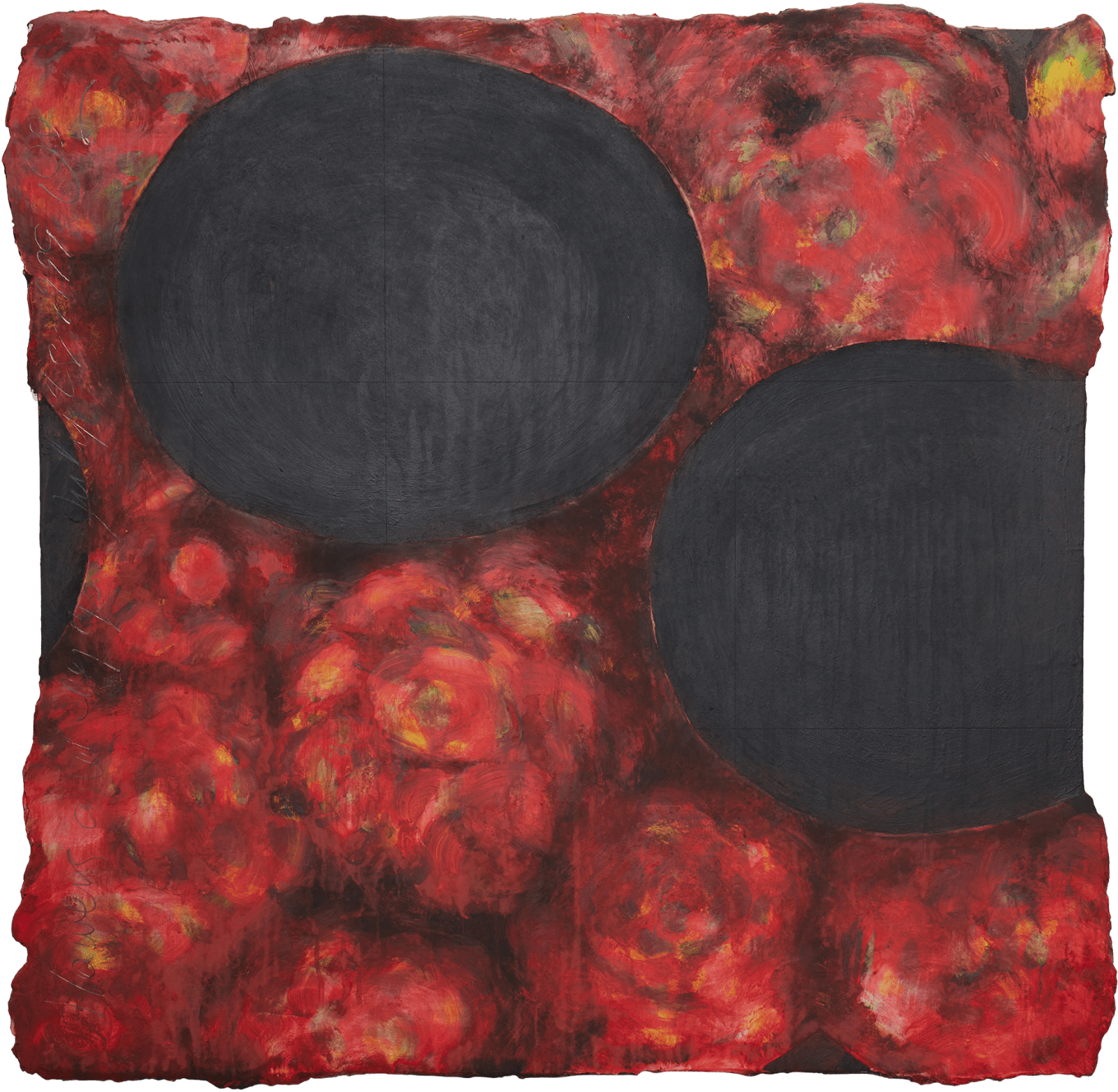 Donald Sultan, Flower and Eggs July 28 1999, 1999