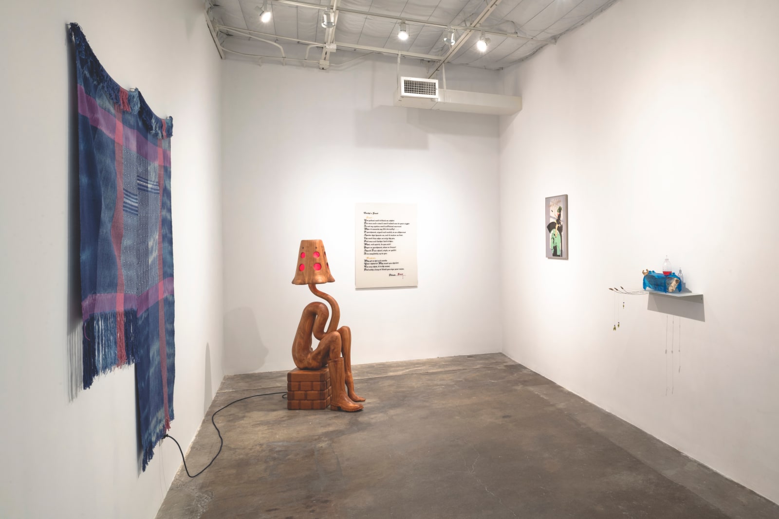 Elaine Reichek, Faust and Mephisto, 2016