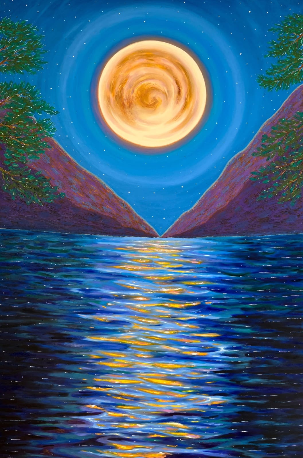 Ping Zheng, A Luminous Moon, 2025