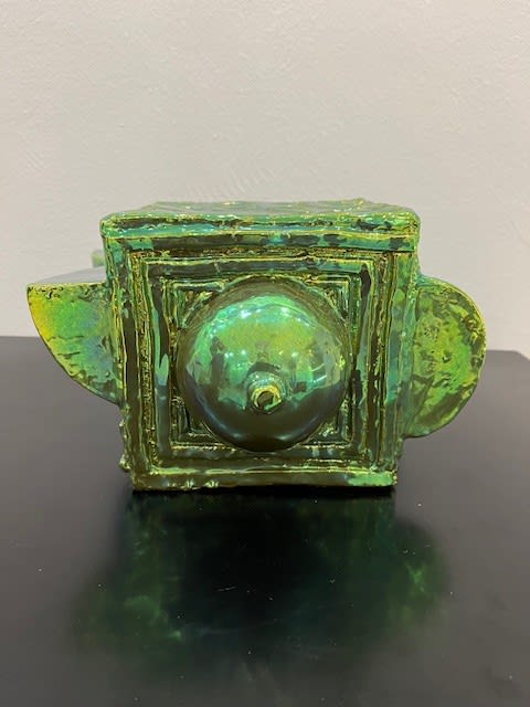 Julia Kunin, Green Novelty Cube, 2025
