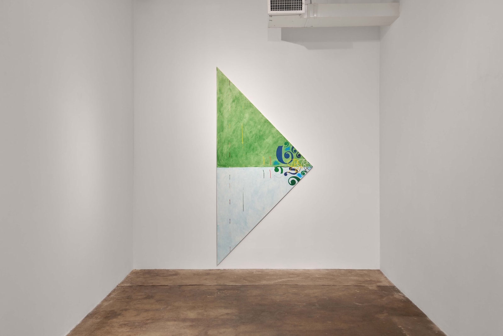 Allison Miller, Blue Green Curve, 2025